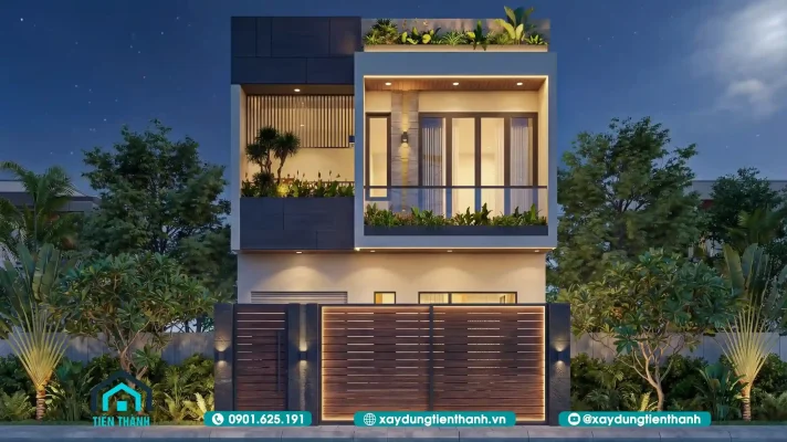 MẪU NHÀ MÁI THÁI ĐẸP mau nha 2 tang dep o nong thon 6 712x400 - MẪU NHÀ MÁI THÁI ĐẸP