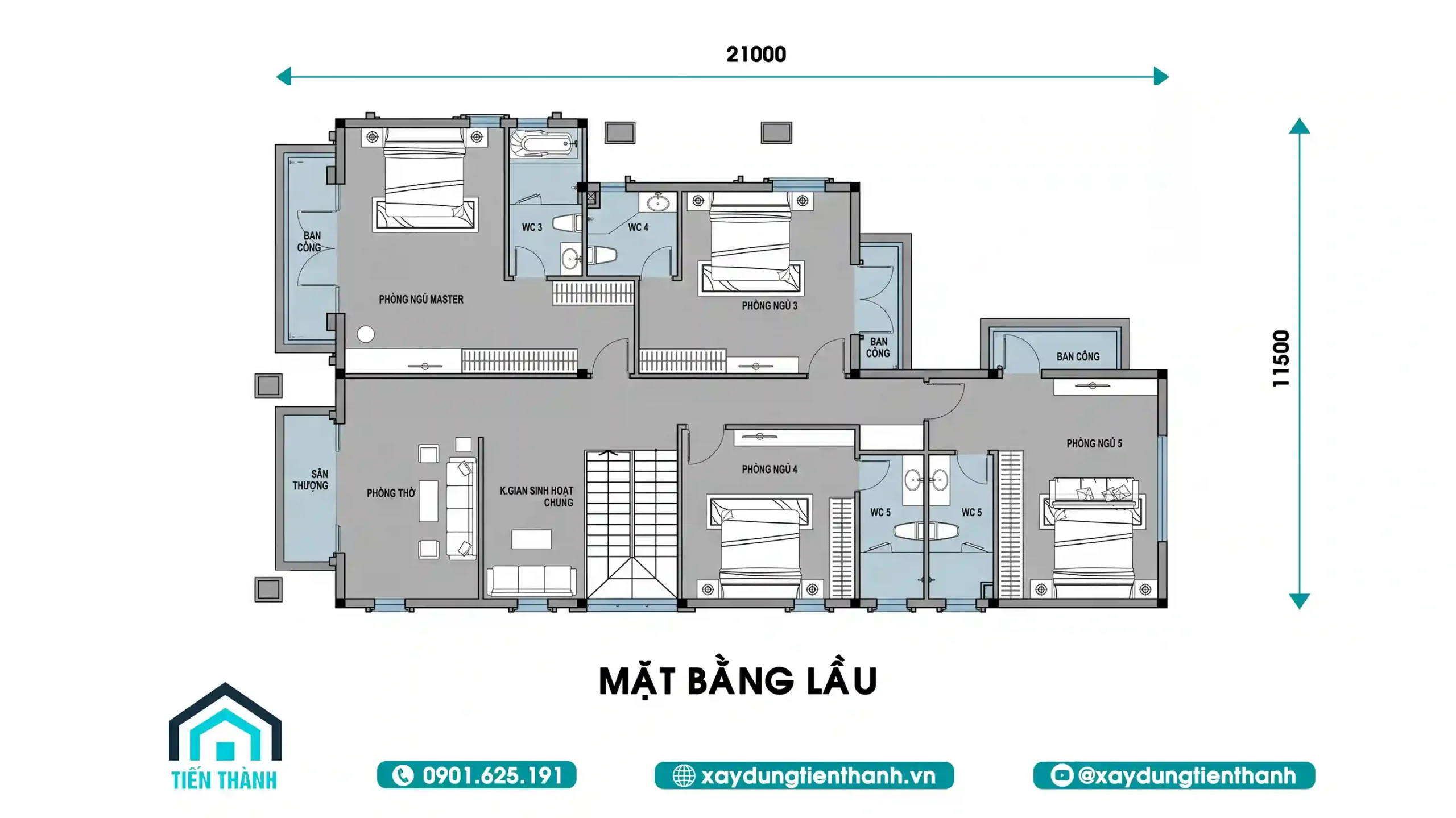 Biệt Thự 2 Tầng 200m2 Mái Nhật – Xu Hướng Thiết Kế Đẳng Cấp biet thu 2 tang 200m2 14 scaled - Biệt Thự 2 Tầng 200m2 Mái Nhật – Xu Hướng Thiết Kế Đẳng Cấp