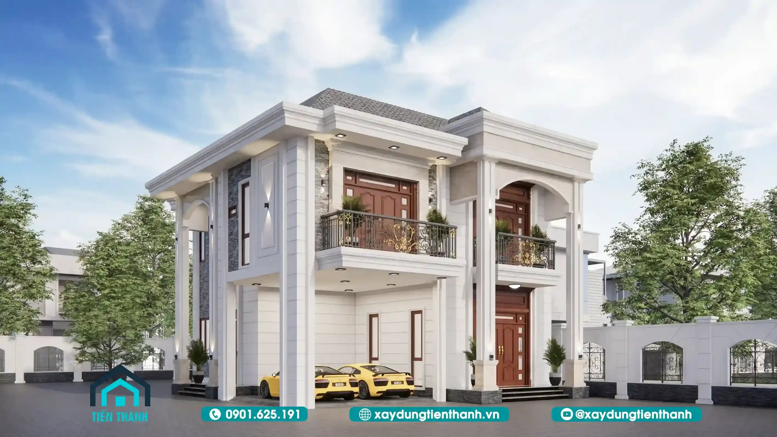 Biệt Thự 2 Tầng 200m2 Mái Nhật – Xu Hướng Thiết Kế Đẳng Cấp biet thu 2 tang 200m2 2 scaled - Biệt Thự 2 Tầng 200m2 Mái Nhật – Xu Hướng Thiết Kế Đẳng Cấp