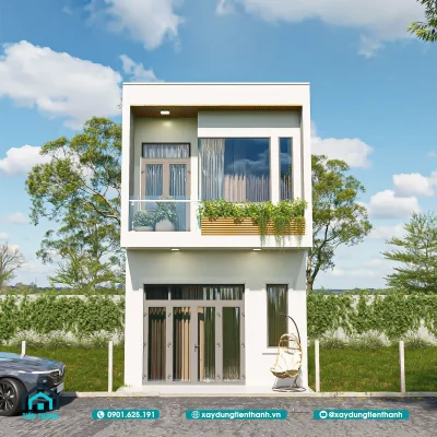 mau nha 2 tang 5x12m dep 4 6 11zon 400x400 - Mẫu Nhà 2 Tầng 5x12m Đẹp: Giải Pháp Kiến Trúc Tối Ưu