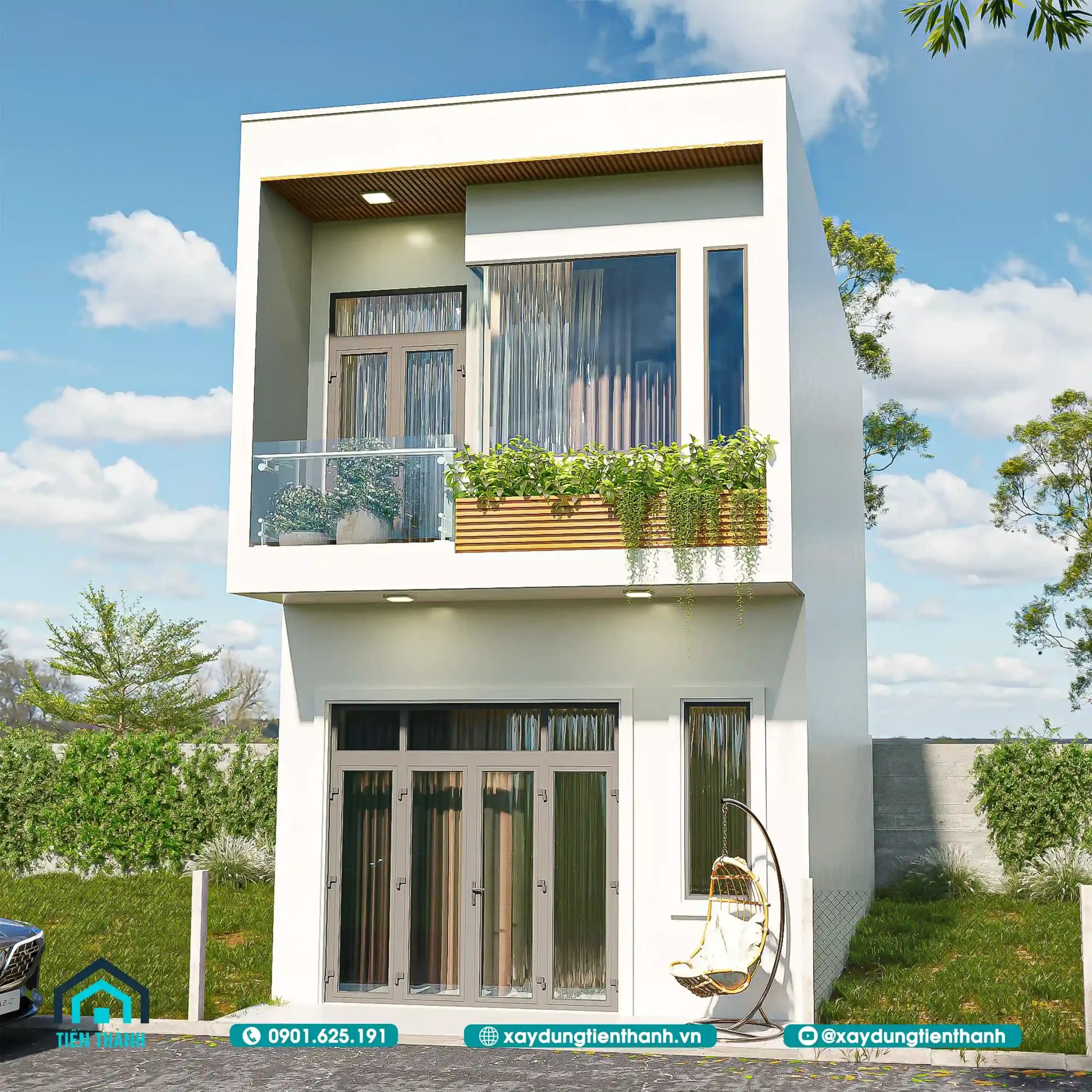 Mẫu Nhà 2 Tầng 5x12m Đẹp: Giải Pháp Kiến Trúc Tối Ưu mau nha 2 tang 5x12m dep 5 7 11zon scaled - Mẫu Nhà 2 Tầng 5x12m Đẹp: Giải Pháp Kiến Trúc Tối Ưu