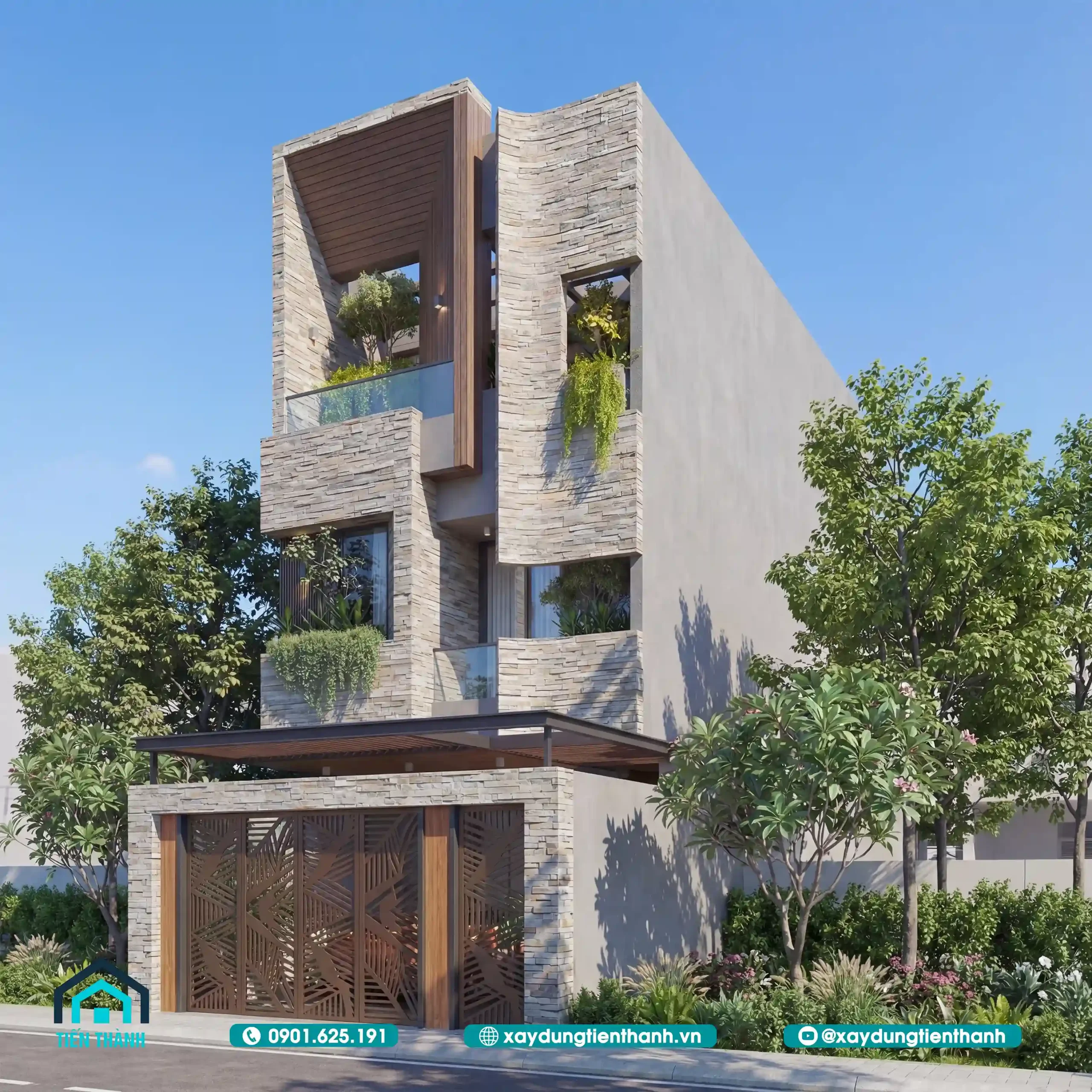 Mẫu Nhà 2 Tầng Mặt Tiền 6m 3 Phòng Ngủ: Đẳng Cấp 6x20m mau nha 2 tang mat tien 6m 3 phong ngu 2 scaled - Mẫu Nhà 2 Tầng Mặt Tiền 6m 3 Phòng Ngủ: Đẳng Cấp 6x20m