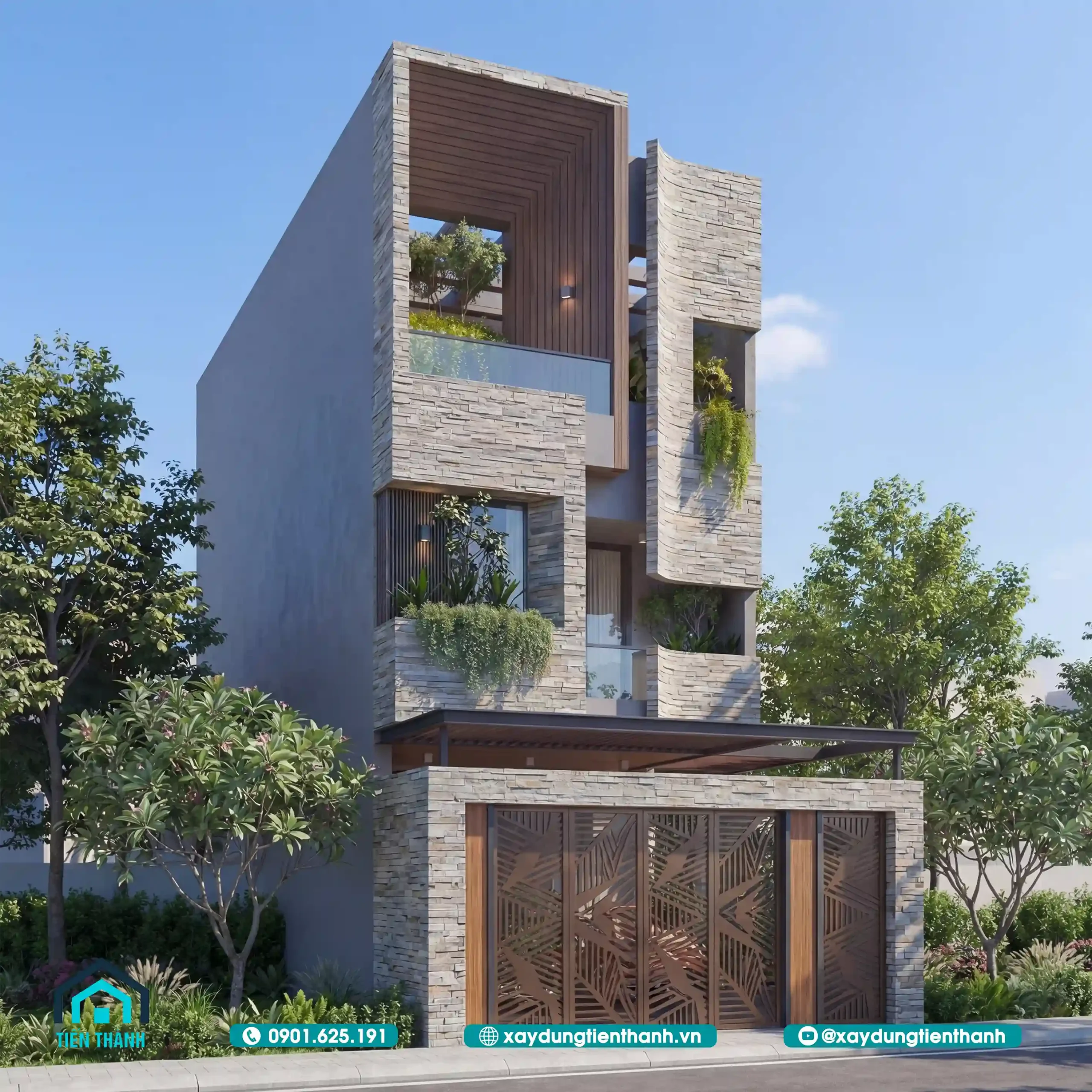 Mẫu Nhà 2 Tầng Mặt Tiền 6m 3 Phòng Ngủ: Đẳng Cấp 6x20m mau nha 2 tang mat tien 6m 3 phong ngu 3 scaled - Mẫu Nhà 2 Tầng Mặt Tiền 6m 3 Phòng Ngủ: Đẳng Cấp 6x20m