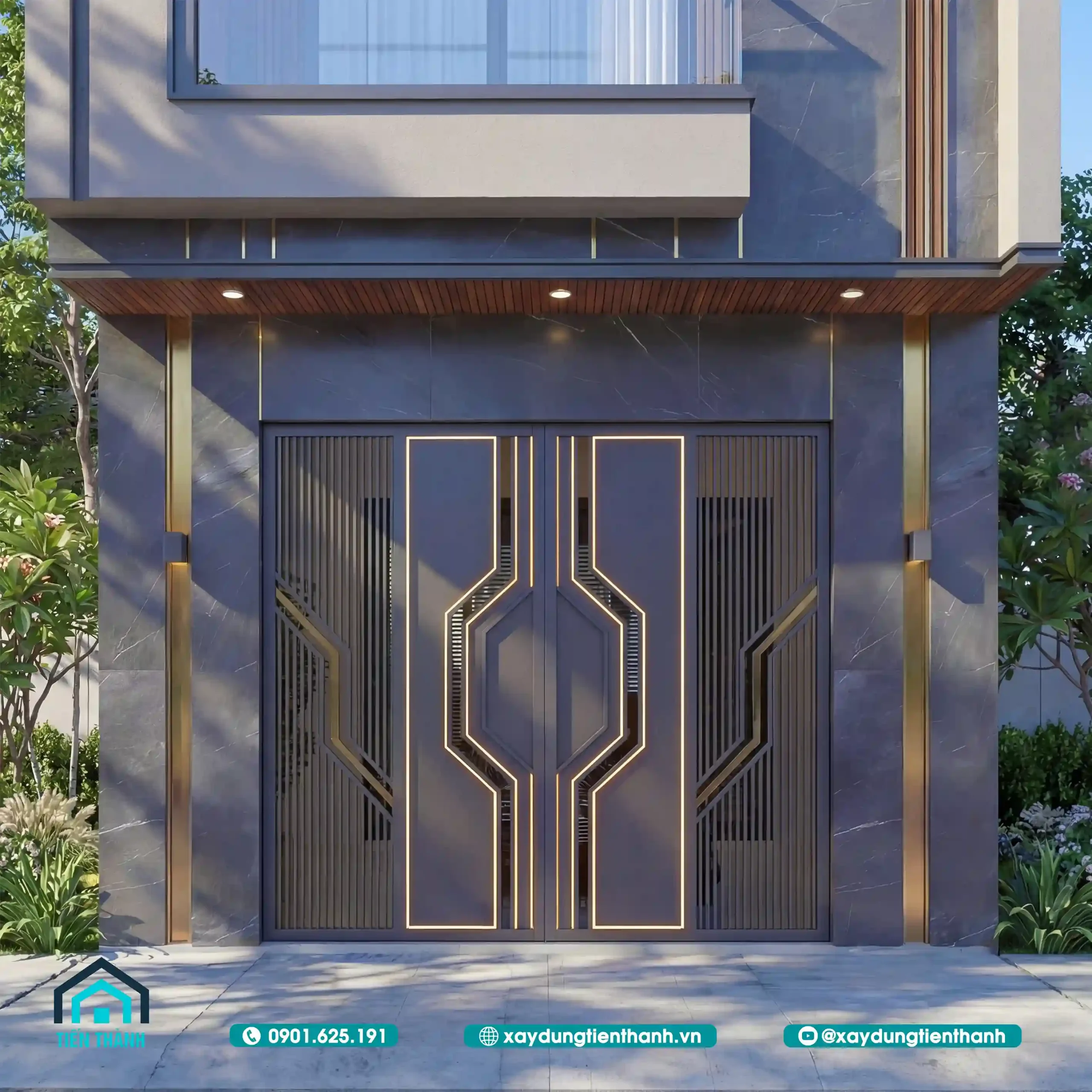 Mẫu Nhà Ống 5m 2 Tầng Đơn Giản Đẹp Kiến Trúc Tối Ưu mau nha ong 5m 2 tang don gian dep 4 scaled - Mẫu Nhà Ống 5m 2 Tầng Đơn Giản Đẹp Kiến Trúc Tối Ưu