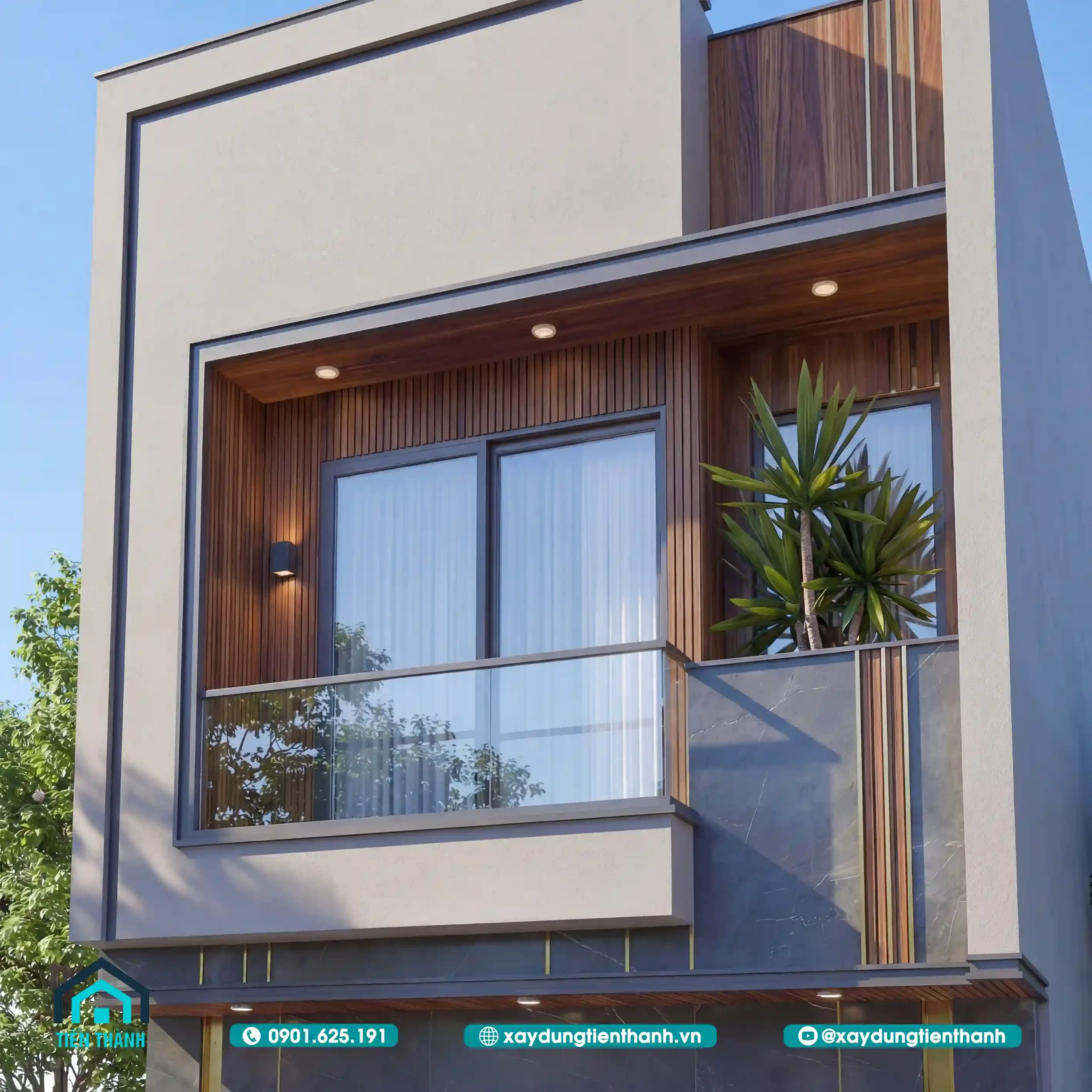 Mẫu Nhà Ống 5m 2 Tầng Đơn Giản Đẹp Kiến Trúc Tối Ưu mau nha ong 5m 2 tang don gian dep 5 scaled - Mẫu Nhà Ống 5m 2 Tầng Đơn Giản Đẹp Kiến Trúc Tối Ưu