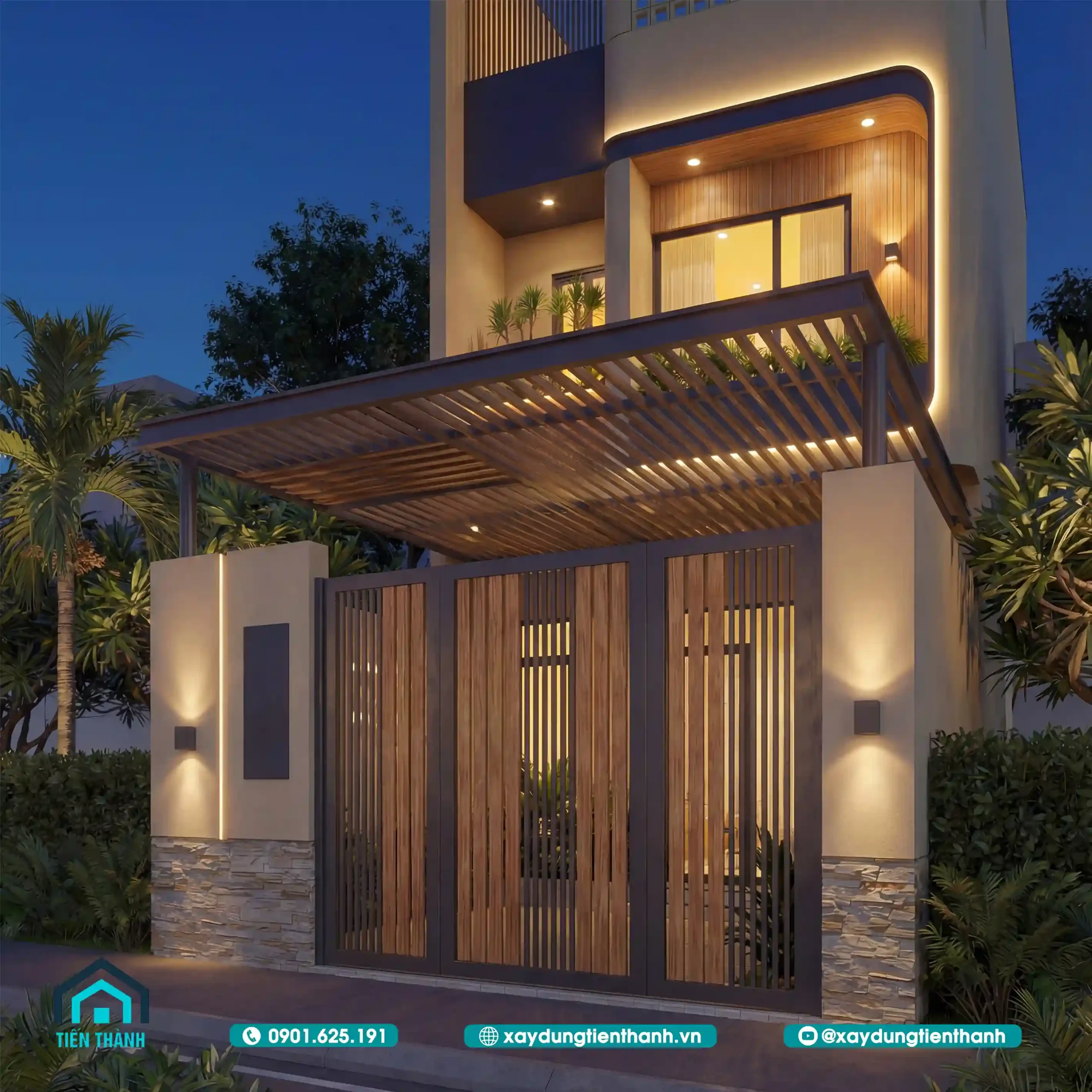 Mẫu Nhà Ống Đẹp 2 Tầng 5m: Kiến Trúc Hiện Đại mau nha ong dep 2 tang 5m 11 scaled - Mẫu Nhà Ống Đẹp 2 Tầng 5m: Kiến Trúc Hiện Đại