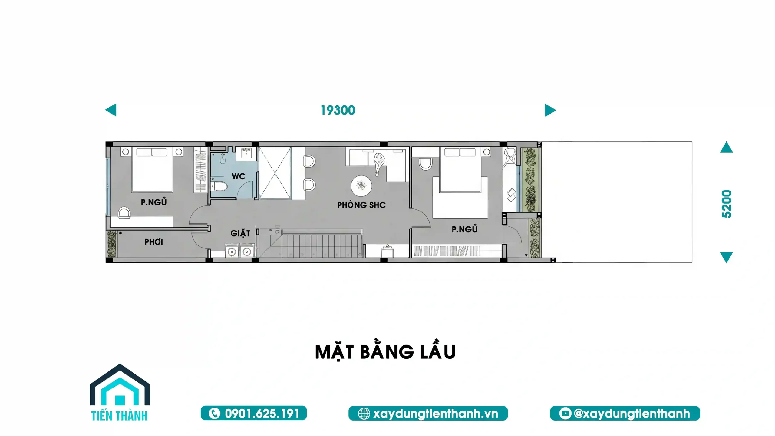 Mẫu Nhà Ống Đẹp 2 Tầng 5m: Kiến Trúc Hiện Đại mau nha ong dep 2 tang 5m 15 scaled - Mẫu Nhà Ống Đẹp 2 Tầng 5m: Kiến Trúc Hiện Đại