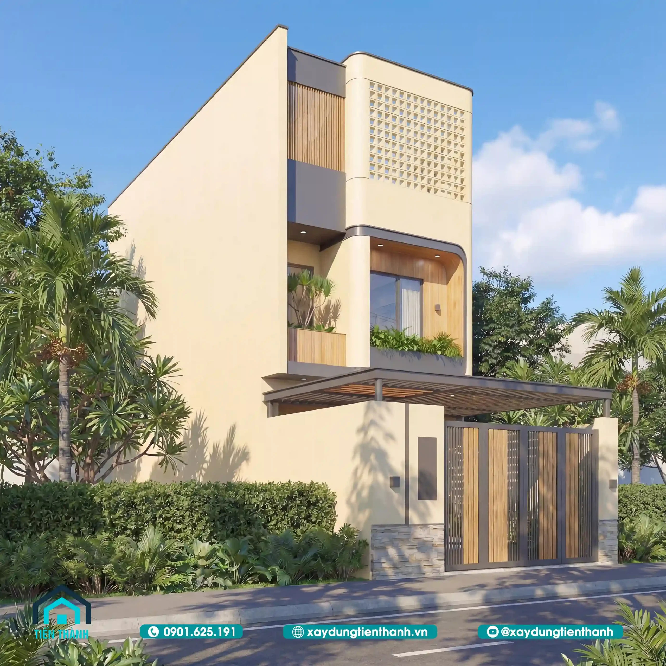 Mẫu Nhà Ống Đẹp 2 Tầng 5m: Kiến Trúc Hiện Đại mau nha ong dep 2 tang 5m 3 scaled - Mẫu Nhà Ống Đẹp 2 Tầng 5m: Kiến Trúc Hiện Đại