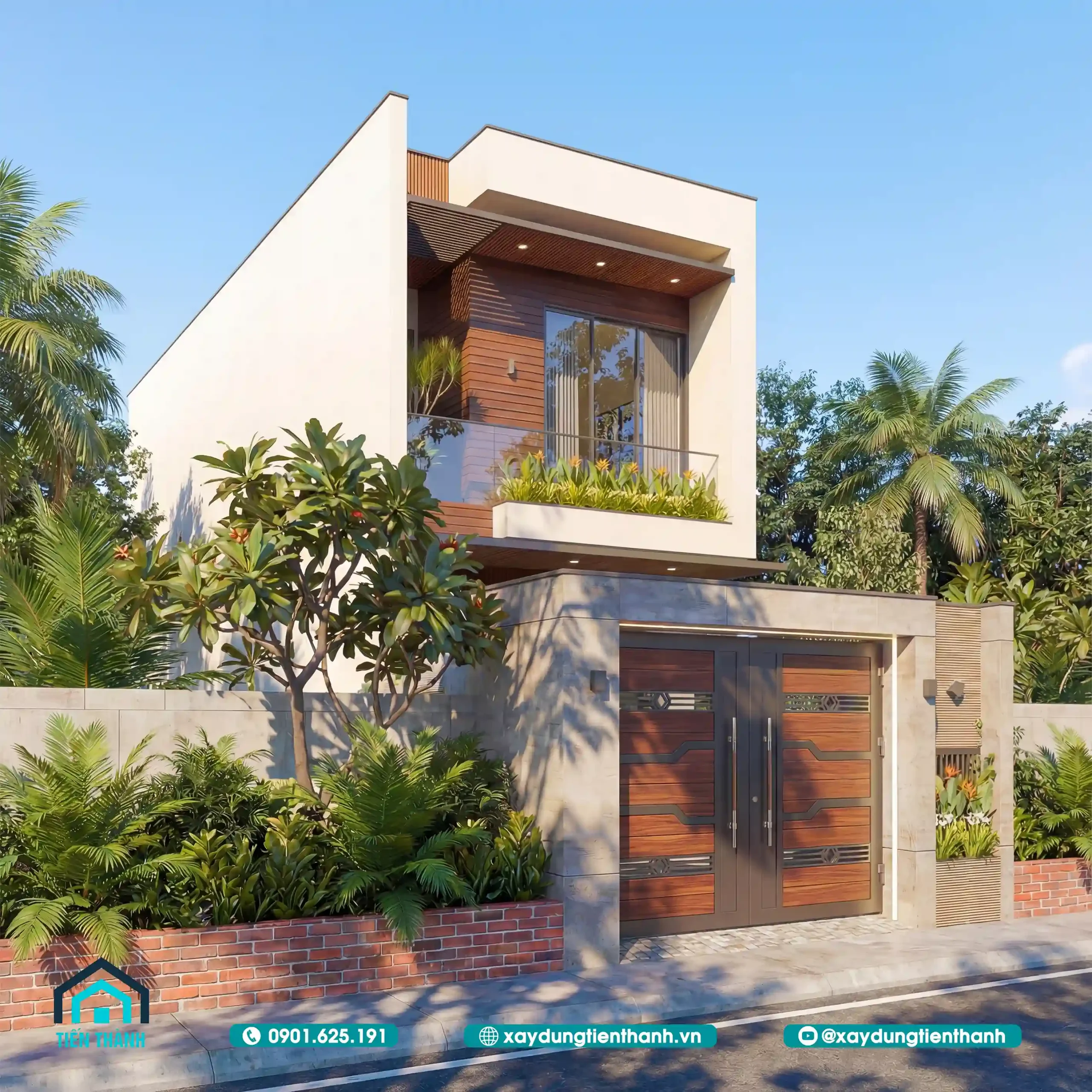 Mẫu Nhà Phố 2 Tầng Mặt Tiền 5m: Xu Hướng Kiến Trúc Hiện Đại mau nha pho 2 tang mat tien 5m 2 scaled - Mẫu Nhà Phố 2 Tầng Mặt Tiền 5m: Xu Hướng Kiến Trúc Hiện Đại