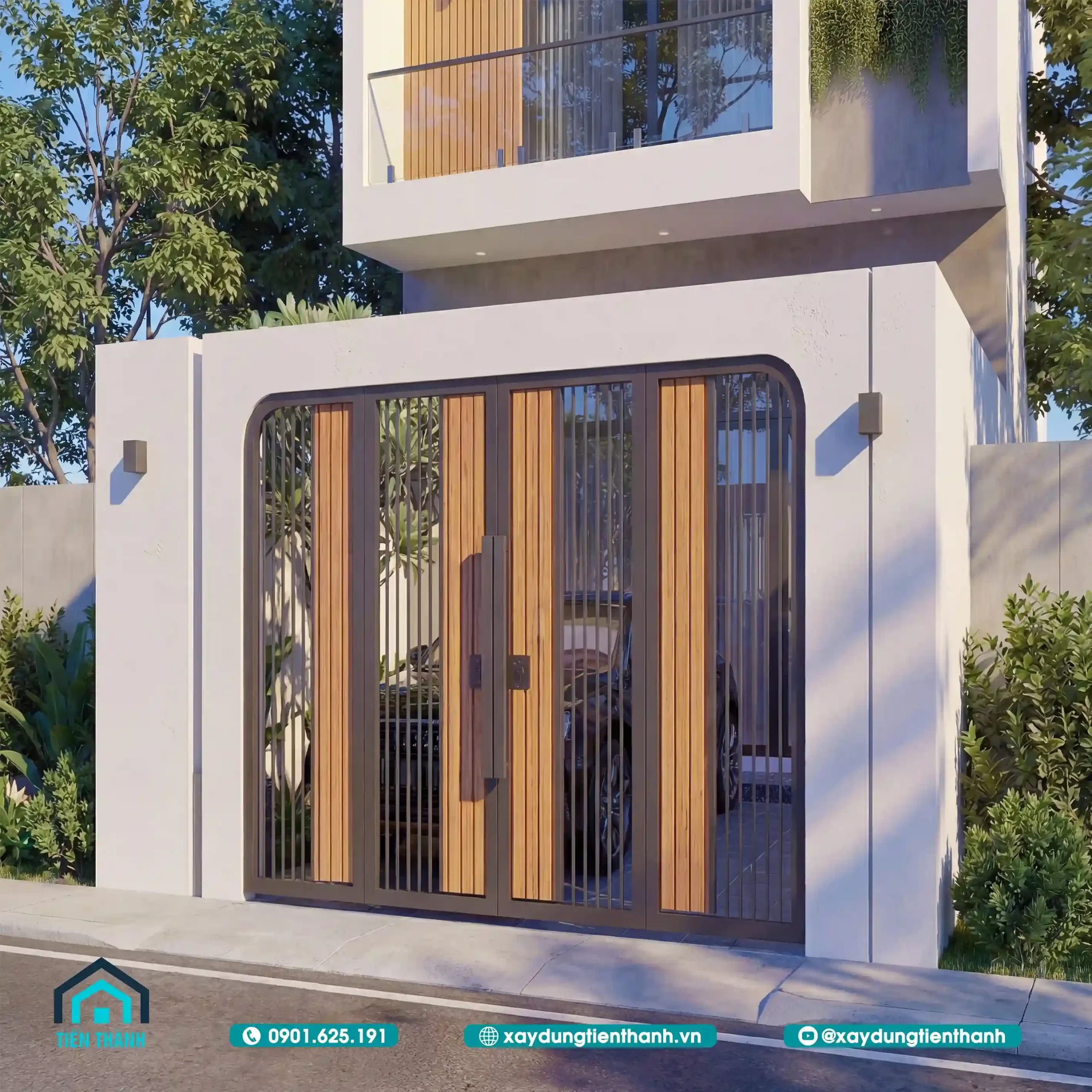 Mẫu Nhà Rộng 5m Dài 20m 2 Tầng Hiện Đại Chuẩn Mực thiết kế mau nha rong 5m dai 20m 2 tang 4 scaled - Mẫu Nhà Rộng 5m Dài 20m 2 Tầng Hiện Đại Chuẩn Mực thiết kế