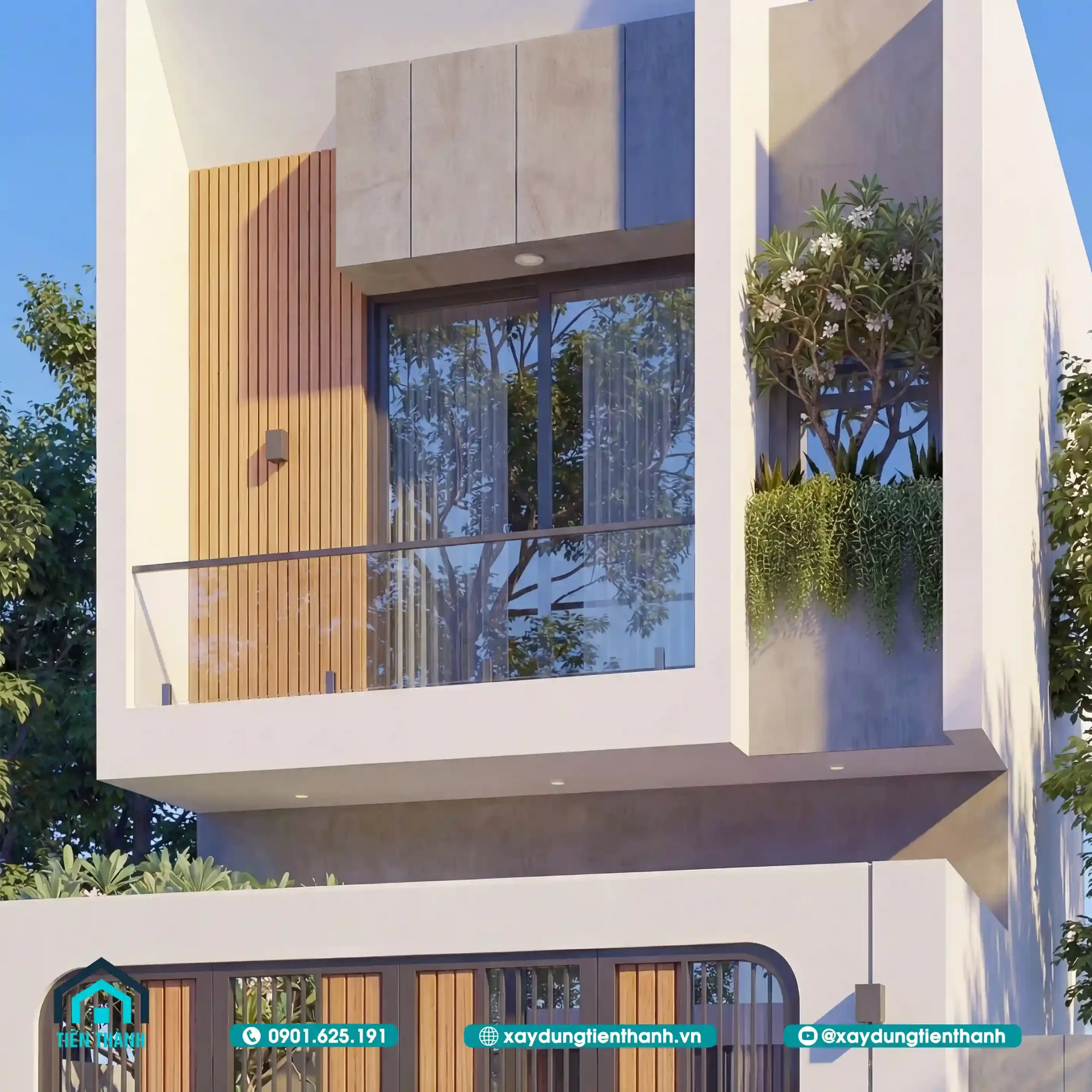 Mẫu Nhà Rộng 5m Dài 20m 2 Tầng Hiện Đại Chuẩn Mực thiết kế mau nha rong 5m dai 20m 2 tang 6 scaled - Mẫu Nhà Rộng 5m Dài 20m 2 Tầng Hiện Đại Chuẩn Mực thiết kế