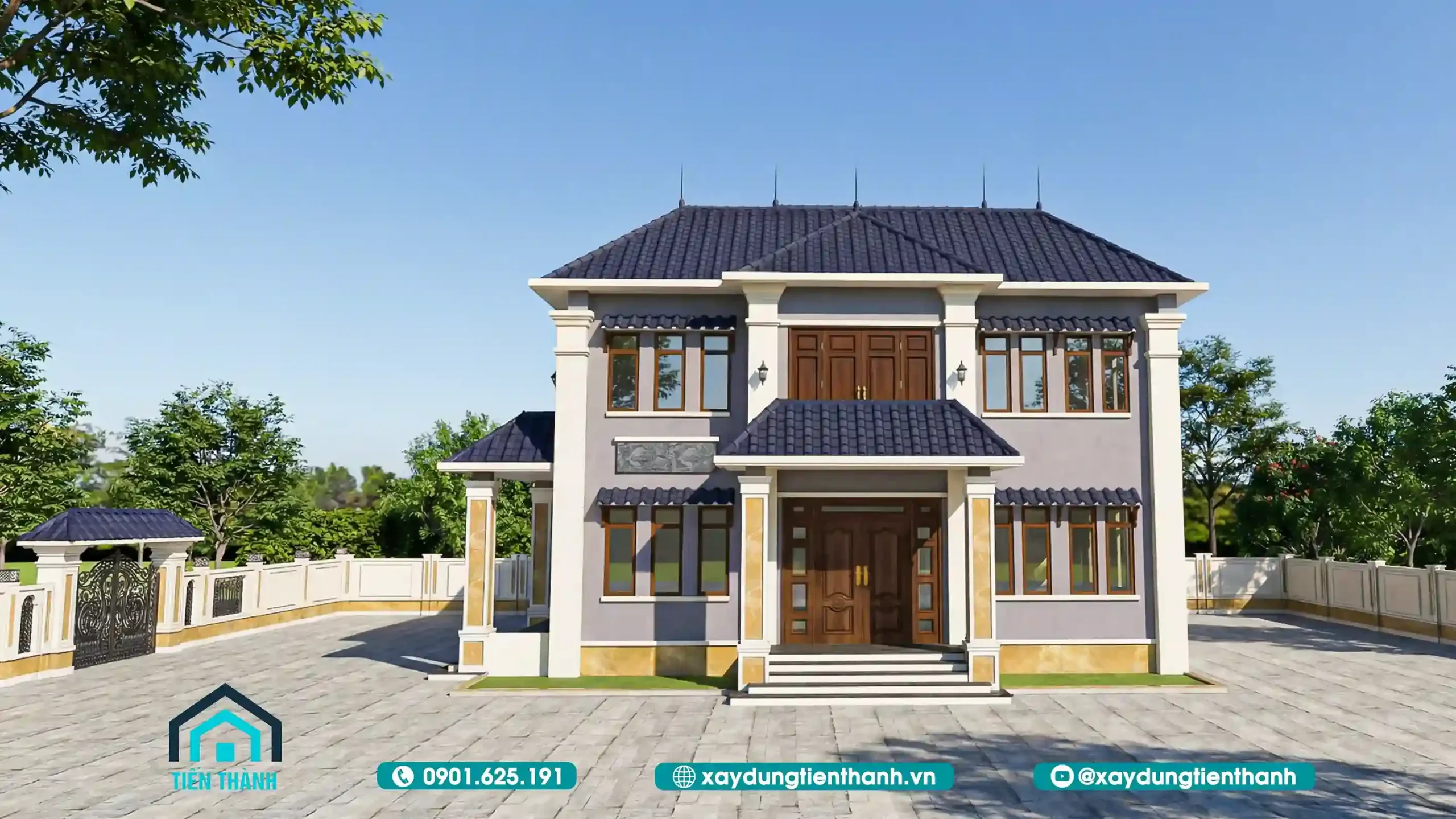 Nhà Mái Nhật 2 Tầng 5 Phòng Ngủ: Xu Hướng Thiết Kế Đẳng Cấp nha mai nhat 2 tang 5 phong ngu 8 scaled - Nhà Mái Nhật 2 Tầng 5 Phòng Ngủ: Xu Hướng Thiết Kế Đẳng Cấp