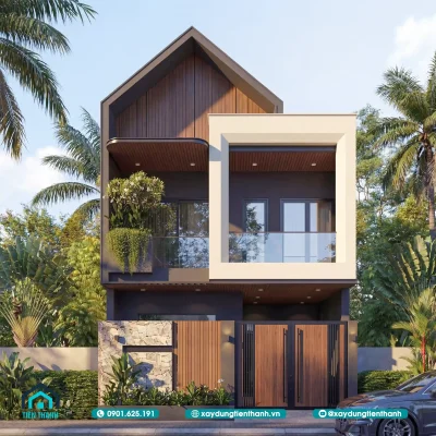 rong 7m ban ve thiet ke nha 2 tang 7x15m 1 400x400 - Rộng 7m Bản Vẽ Thiết Kế Nhà 2 Tầng 7x15m: Tối Ưu Không Gian