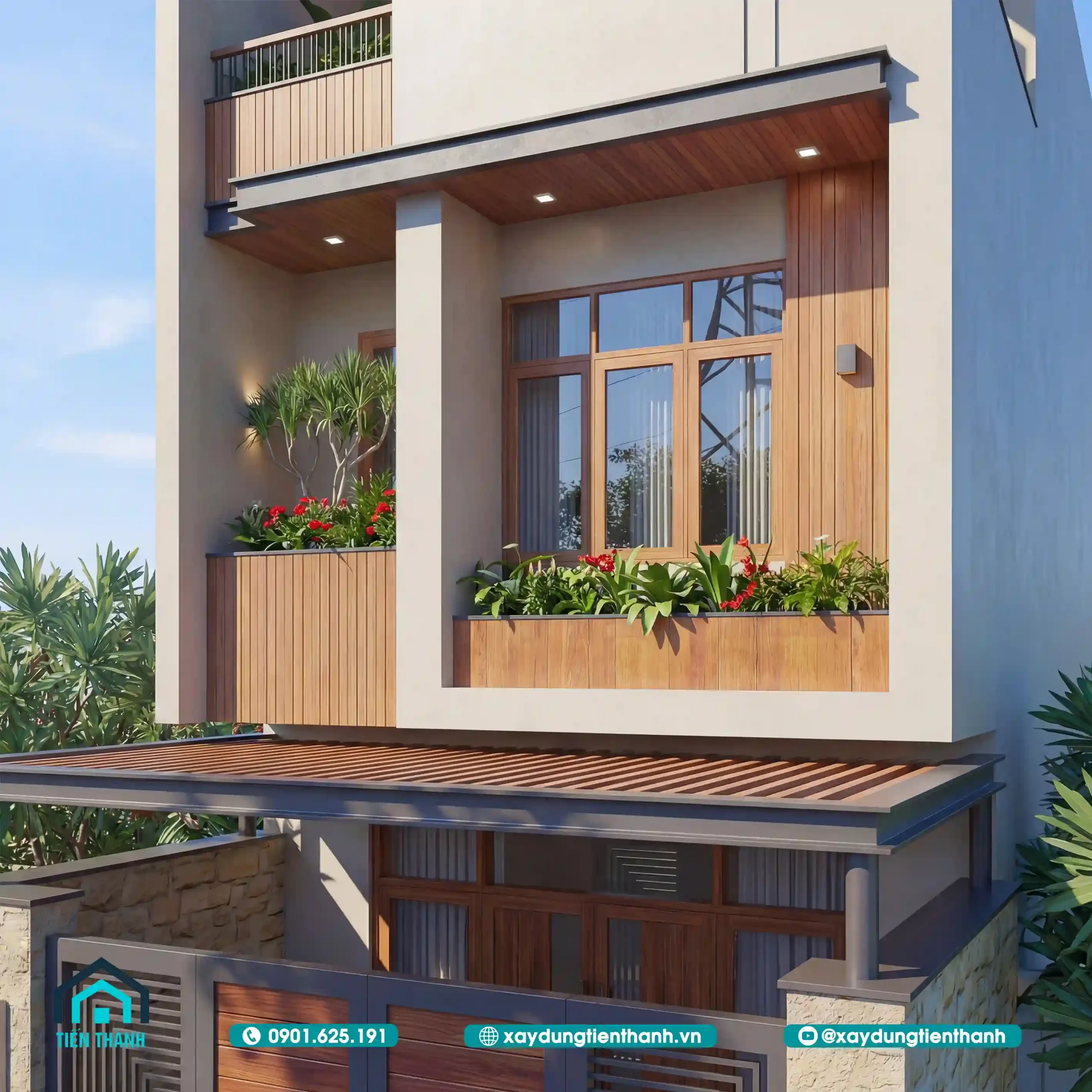 Thiết Kế Nhà 2 Tầng Đẹp: Giải PhápTối Ưu Diện tích 5,2x27m thiet ke nha 2 tang dep 5 scaled - Thiết Kế Nhà 2 Tầng Đẹp: Giải PhápTối Ưu Diện tích 5,2x27m