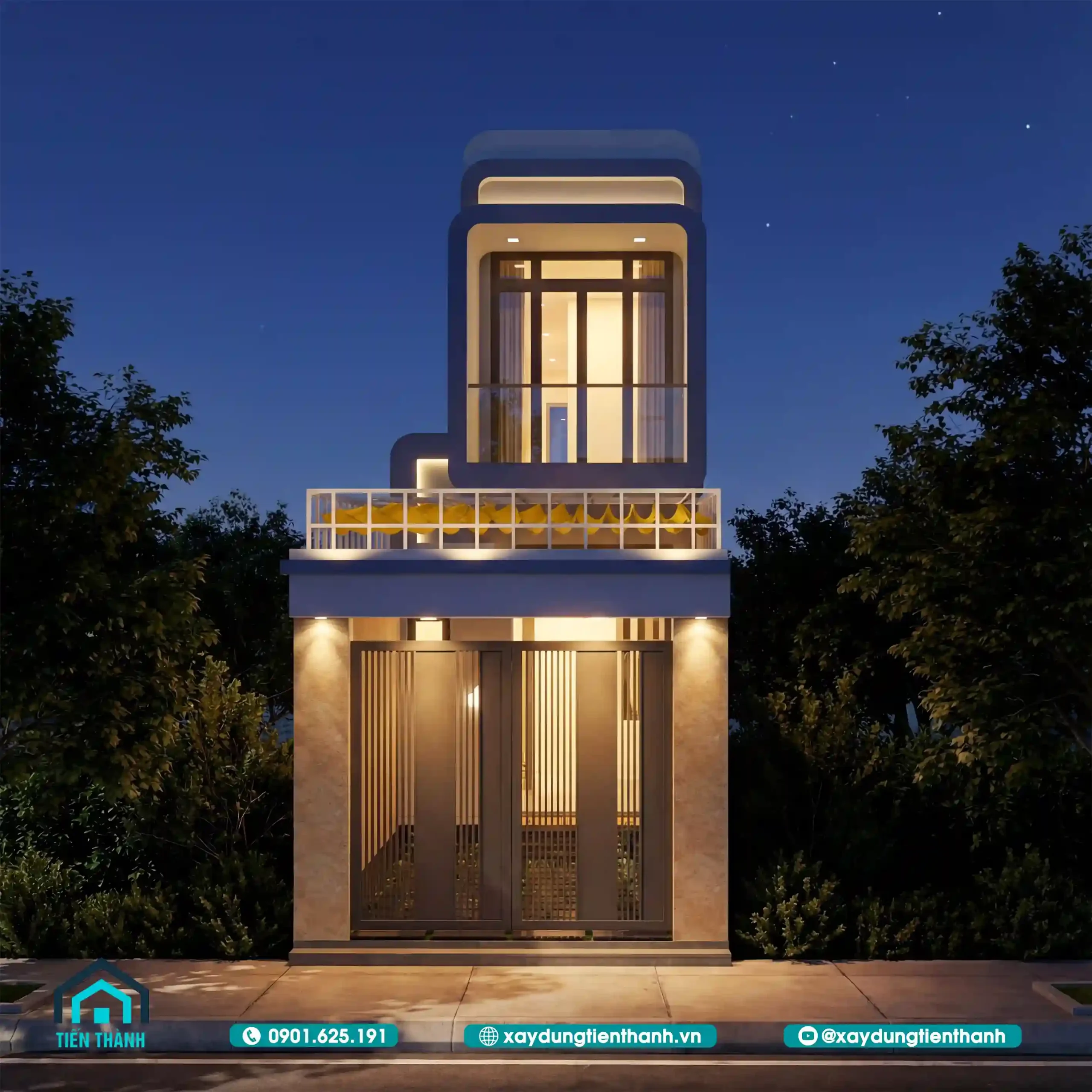 Thiết Kế Nhà 3.5m x 18m 2 tầng: Tối Ưu Cho Diện Tích Nhỏ thiet ke nha 3.5mx18m 7 27 11zon scaled - Thiết Kế Nhà 3.5m x 18m 2 tầng: Tối Ưu Cho Diện Tích Nhỏ