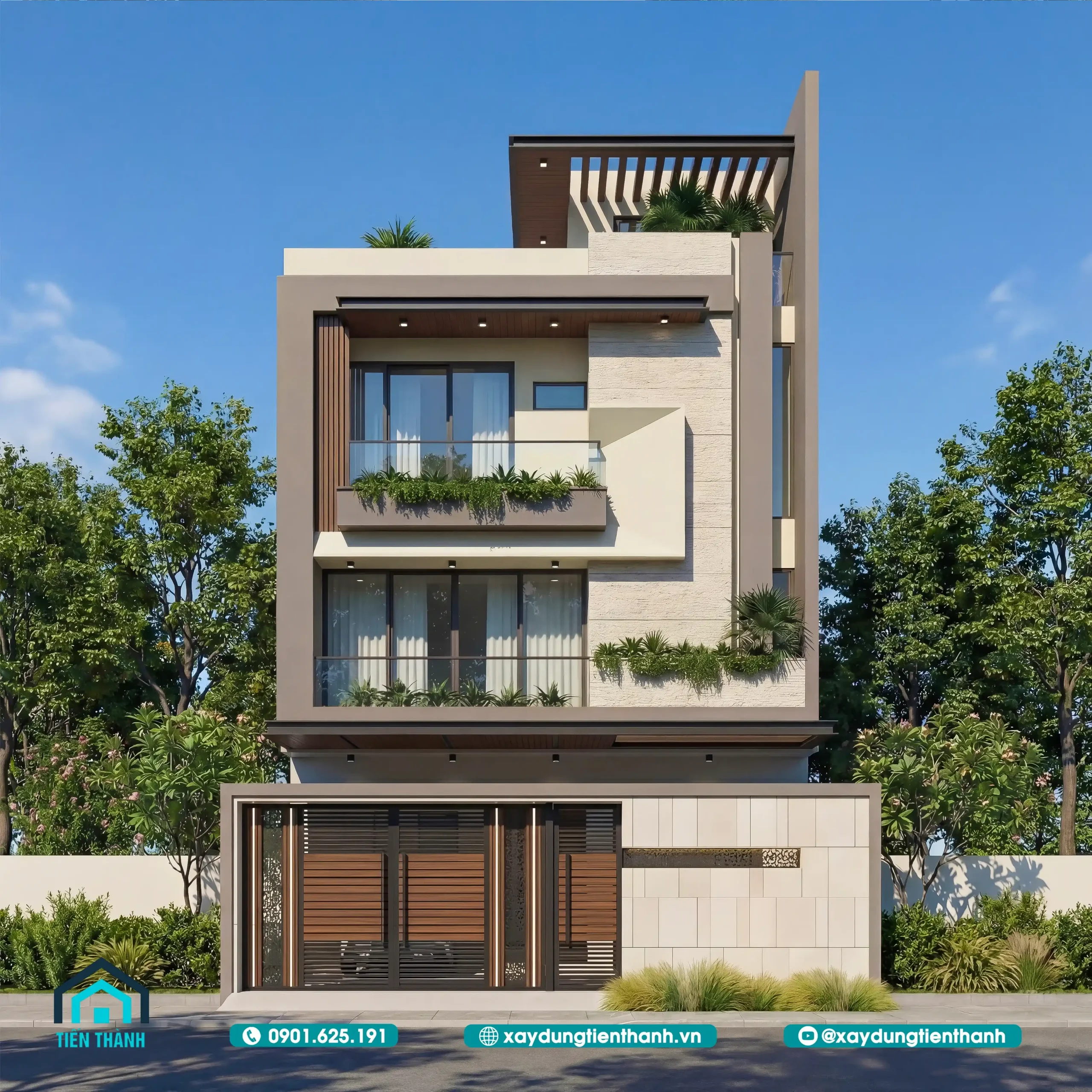 Mẫu Nhà 4 Tầng Đẹp 4x14m Giải Pháp Kiến Trúc Hoàn Hảo ban thiet ke nha 4 tang 6 scaled - Mẫu Nhà 4 Tầng Đẹp 4x14m Giải Pháp Kiến Trúc Hoàn Hảo