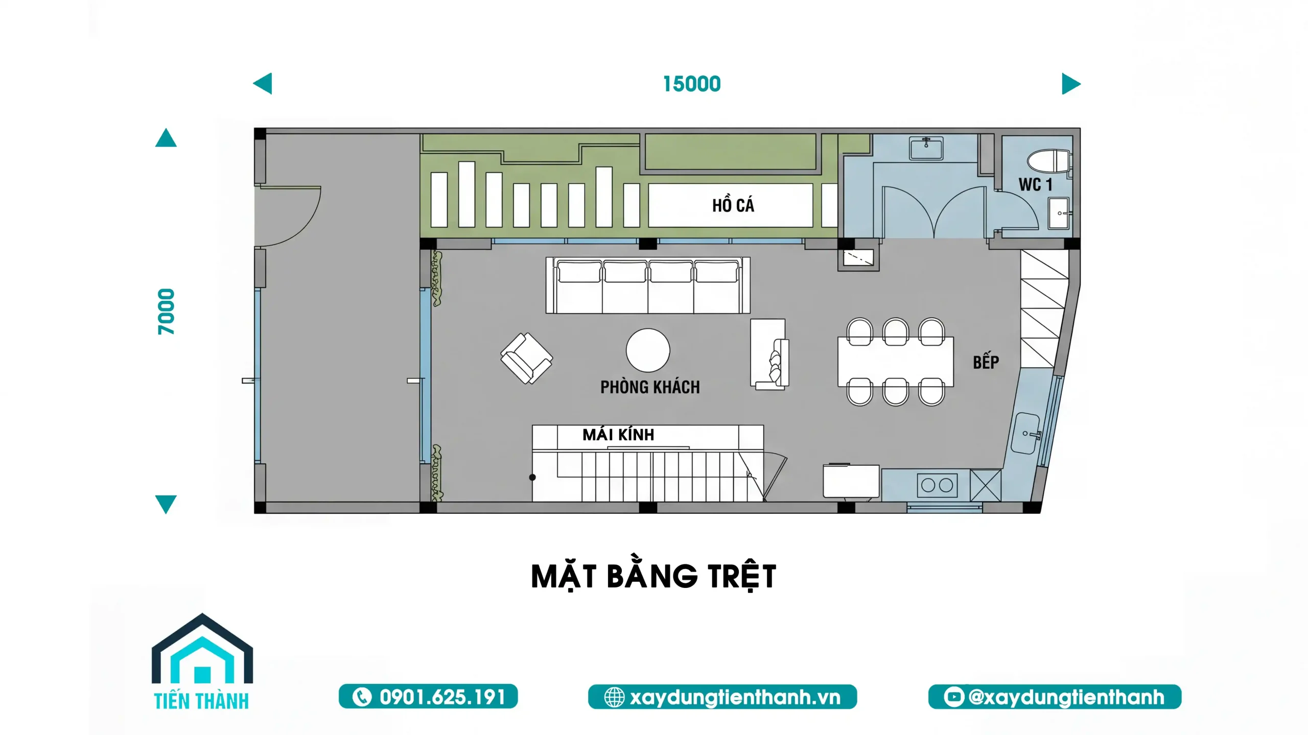 Bản Vẽ Nhà 4 Tầng Hiện Đại: Tối Ưu Diện Tích 7x15m ban ve nha 4 tang 1 scaled - Bản Vẽ Nhà 4 Tầng Hiện Đại: Tối Ưu Diện Tích 7x15m