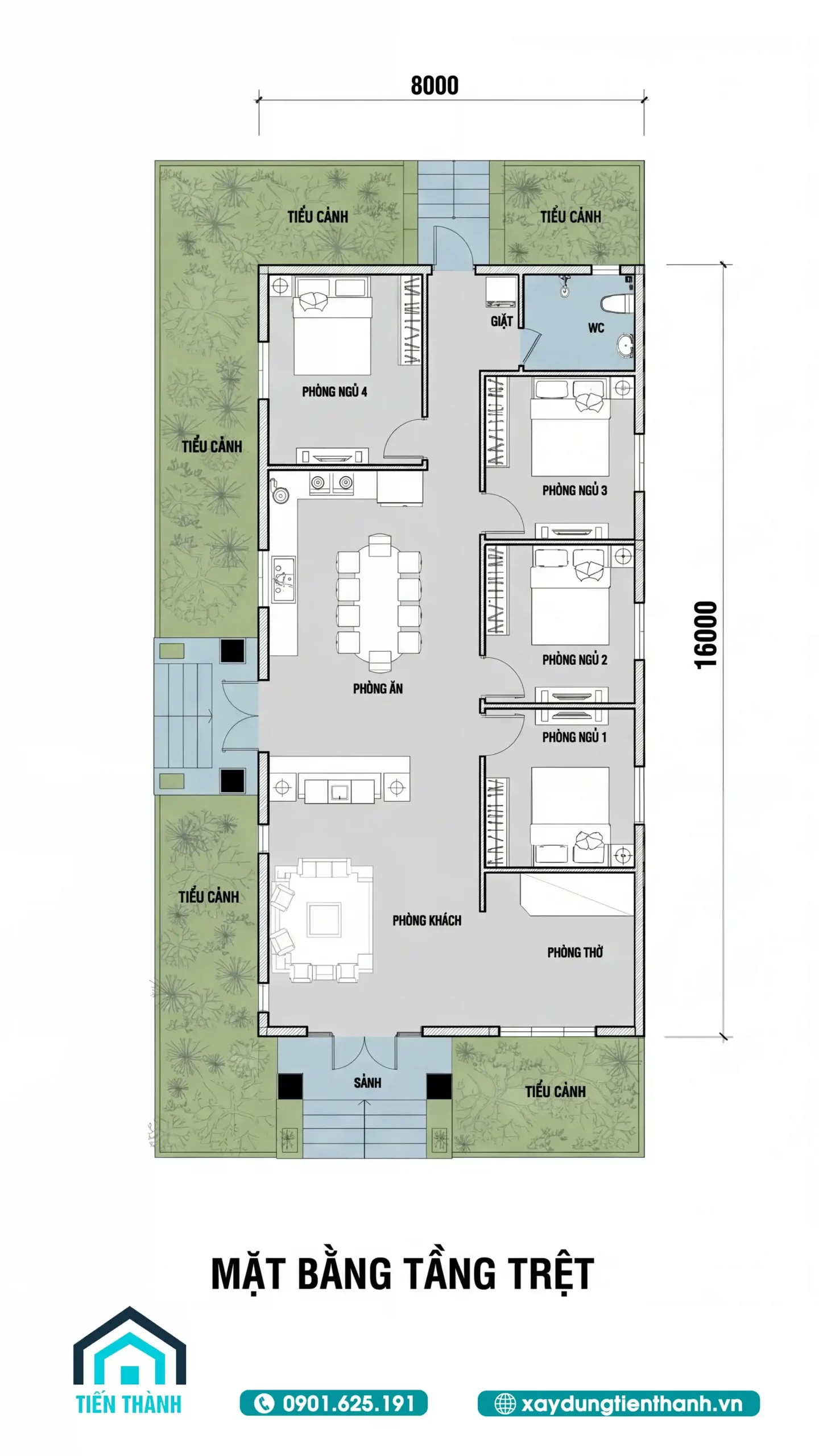 Bản Vẽ Nhà Cấp 4 Mái Nhật 4 Phòng Ngủ: Cho Đông Thành Viên ban ve nha cap 4 mai nhat 4 phong ngu 1 scaled - Bản Vẽ Nhà Cấp 4 Mái Nhật 4 Phòng Ngủ: Cho Đông Thành Viên