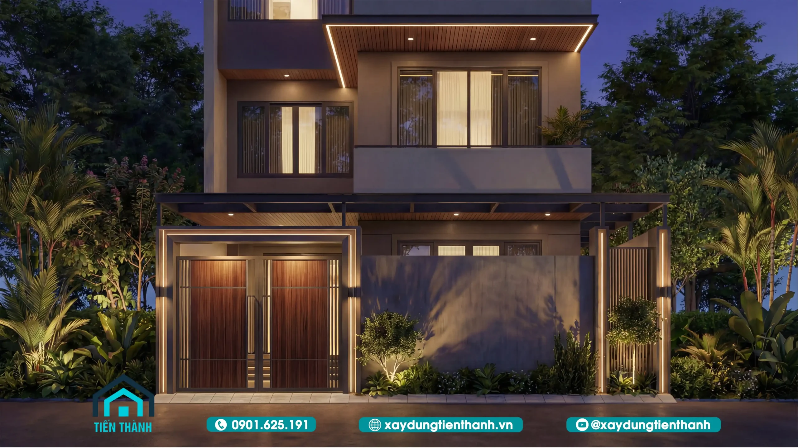 Mẫu Nhà Mặt Tiền 8m 3 Tầng Hiện Đại: Kiến Trúc Đẳng Cấp mau mat tien 8m 3 tang 12 scaled - Mẫu Nhà Mặt Tiền 8m 3 Tầng Hiện Đại: Kiến Trúc Đẳng Cấp