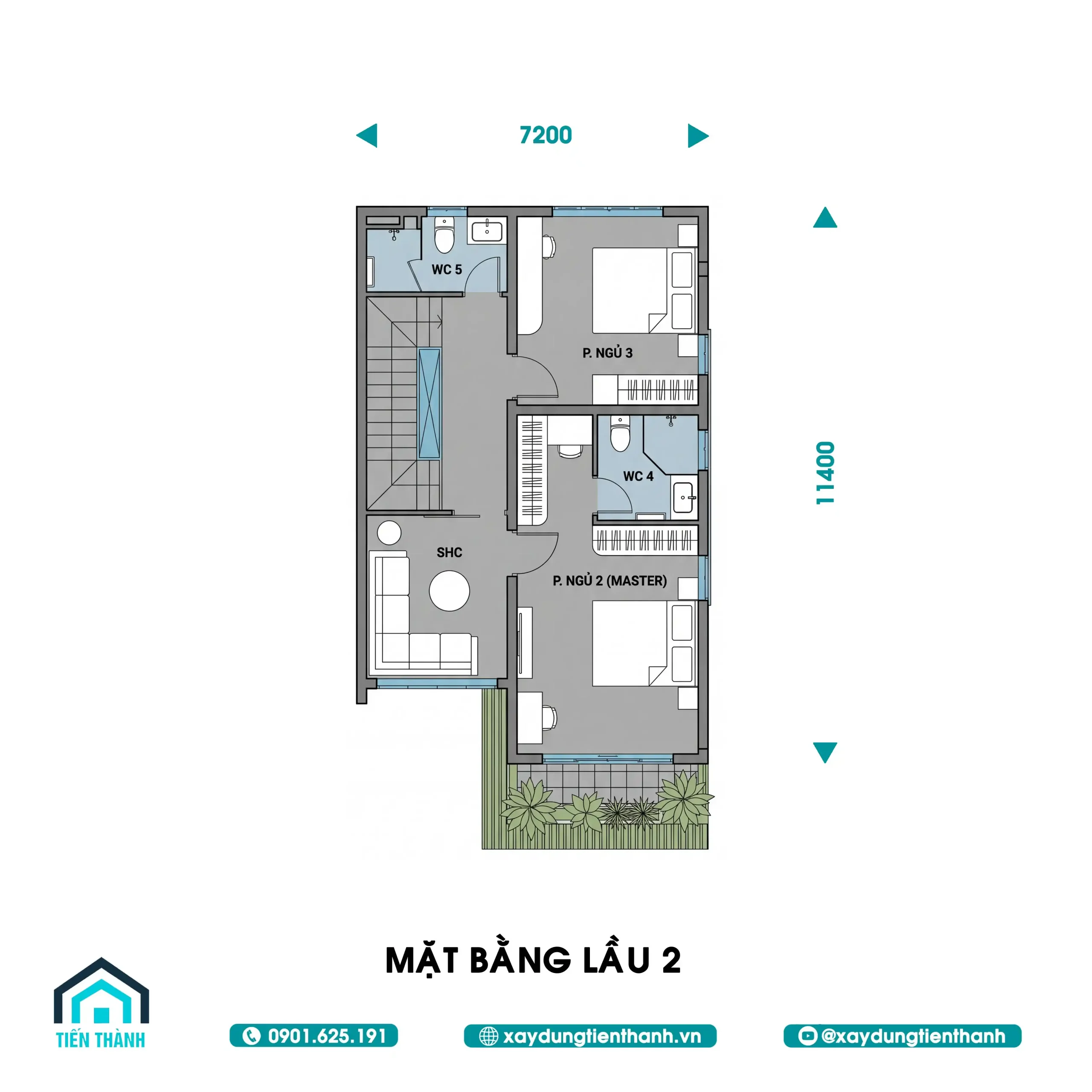 Mẫu Nhà Mặt Tiền 8m 3 Tầng Hiện Đại: Kiến Trúc Đẳng Cấp mau mat tien 8m 3 tang 3 scaled - Mẫu Nhà Mặt Tiền 8m 3 Tầng Hiện Đại: Kiến Trúc Đẳng Cấp