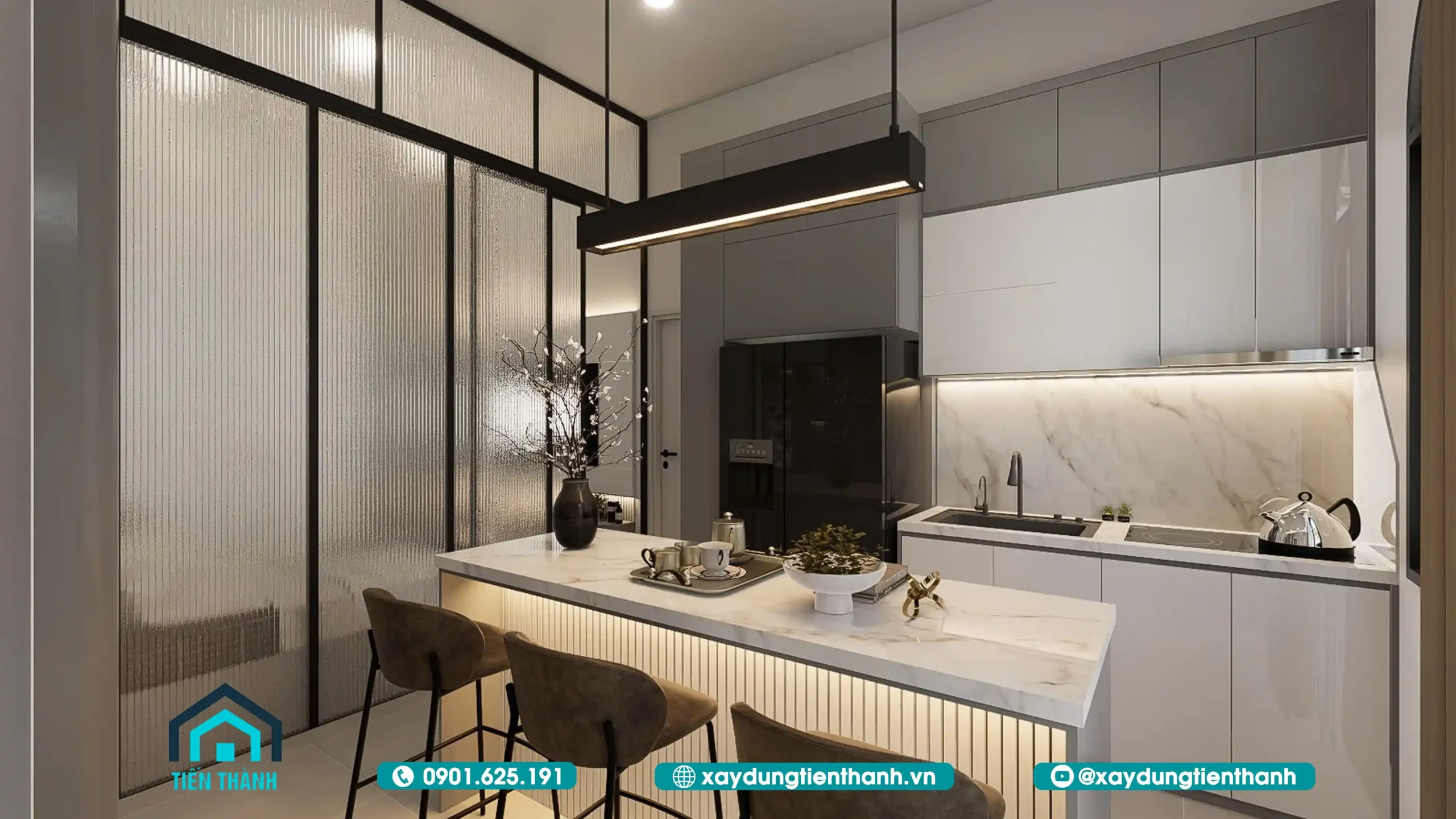 Mẫu Nhà 3 Tầng 5x8m Hiện Đại: Tối Ưu Cho Diện Tích Nhỏ mau nha 3 tang 5x8m 12 scaled - Mẫu Nhà 3 Tầng 5x8m Hiện Đại: Tối Ưu Cho Diện Tích Nhỏ