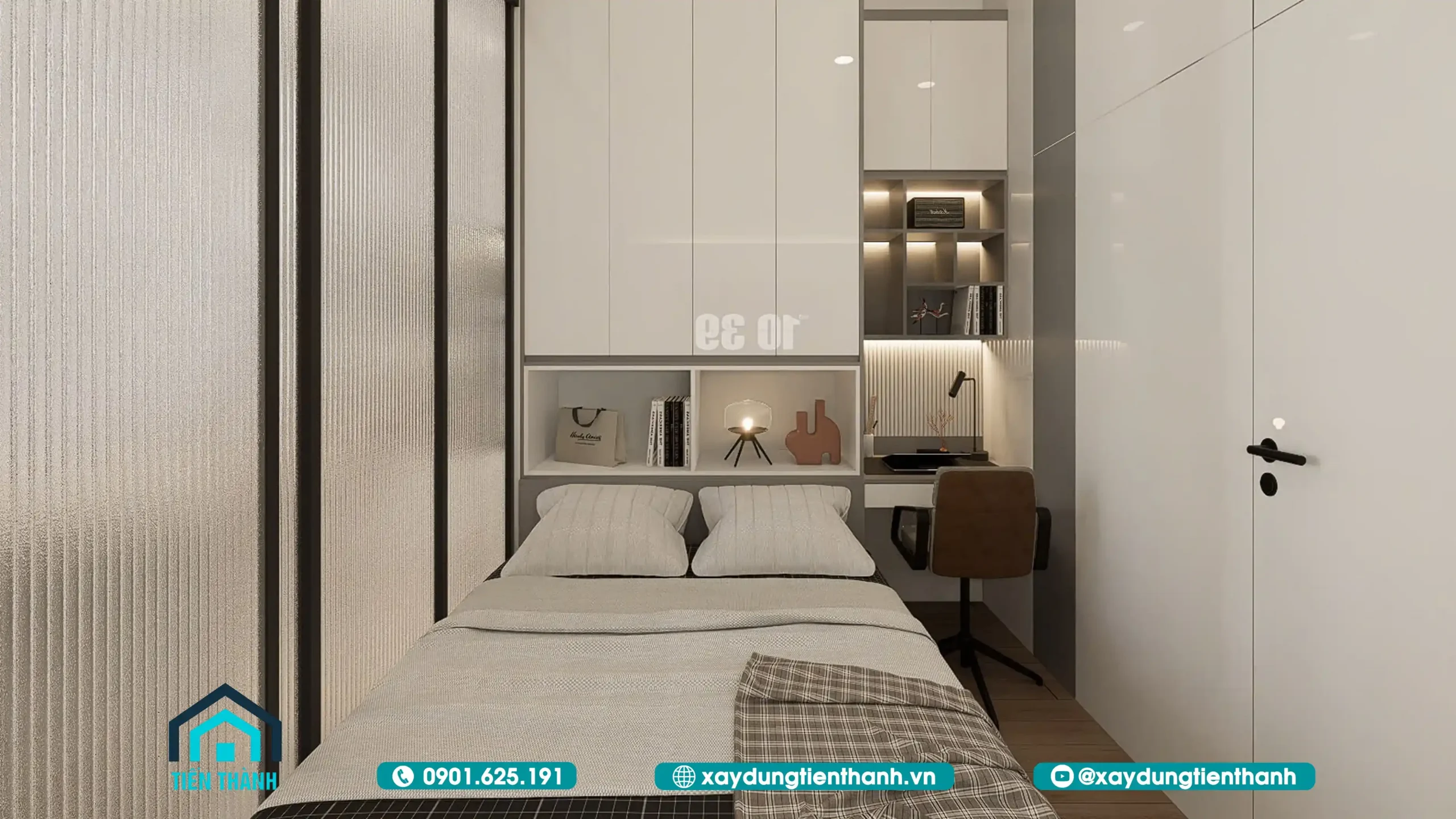 Mẫu Nhà 3 Tầng 5x8m Hiện Đại: Tối Ưu Cho Diện Tích Nhỏ mau nha 3 tang 5x8m 17 scaled - Mẫu Nhà 3 Tầng 5x8m Hiện Đại: Tối Ưu Cho Diện Tích Nhỏ