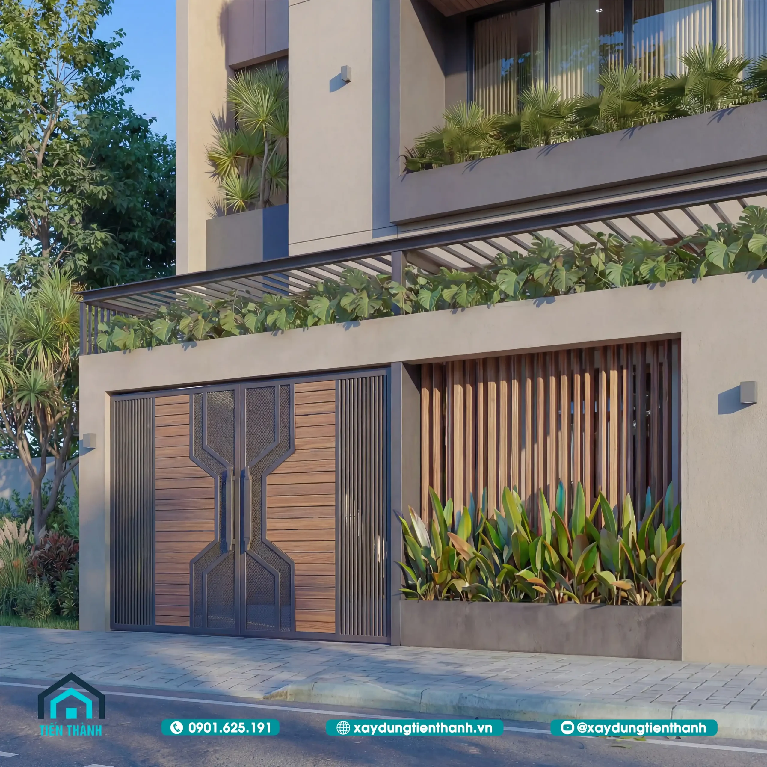 Mẫu Nhà 3 Tầng Mặt Tiền 8m Hiện Đại: Xu Hướng Kiến Trúc mau nha 3 tang mat tien 8m hien dai 7 scaled - Mẫu Nhà 3 Tầng Mặt Tiền 8m Hiện Đại: Xu Hướng Kiến Trúc