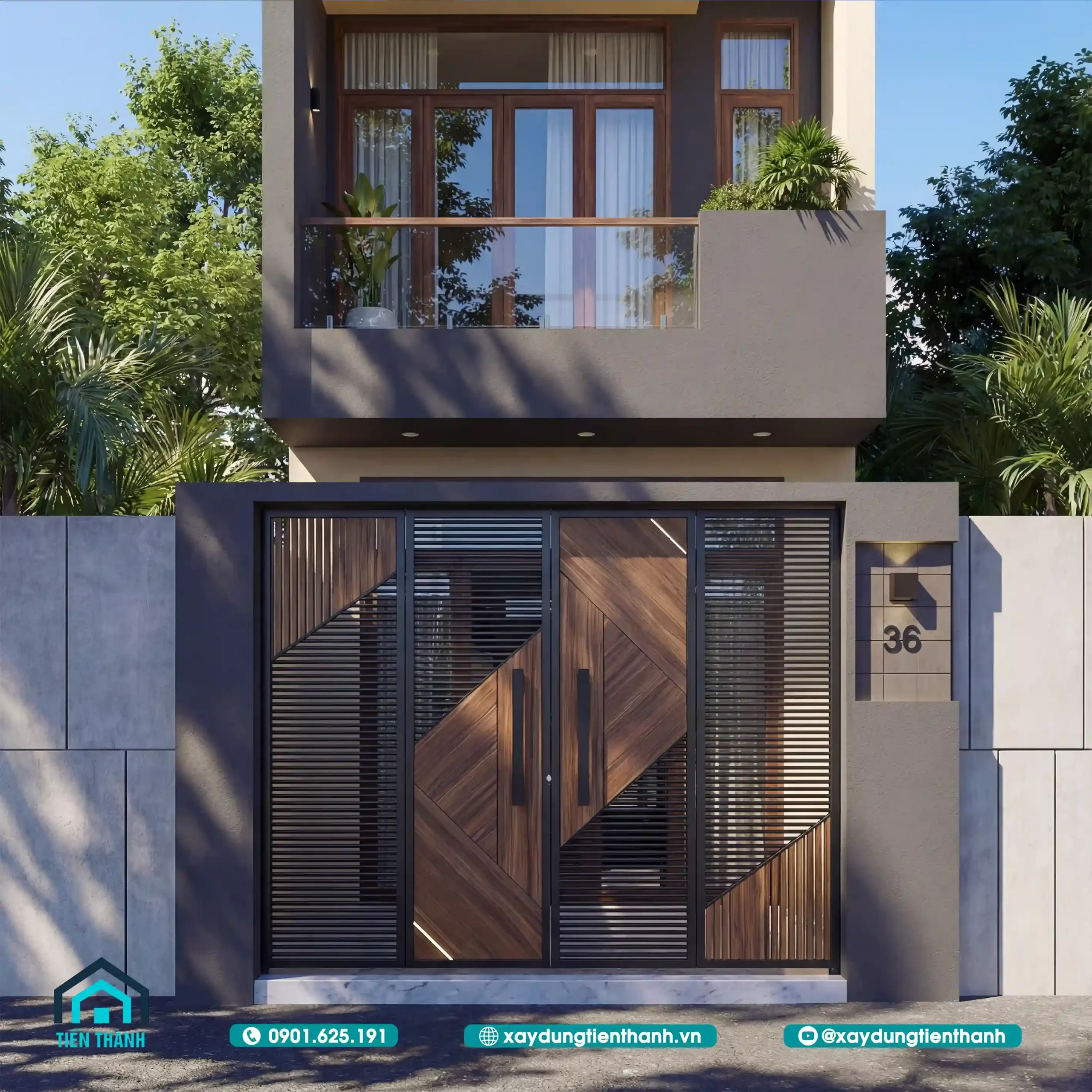 Mẫu Nhà 4 Tầng Đẹp Hiện Đại 4x16m Thiết Kế Đẳng Cấp mau nha 4 tang dep hien dai 9 scaled - Mẫu Nhà 4 Tầng Đẹp Hiện Đại 4x16m Thiết Kế Đẳng Cấp