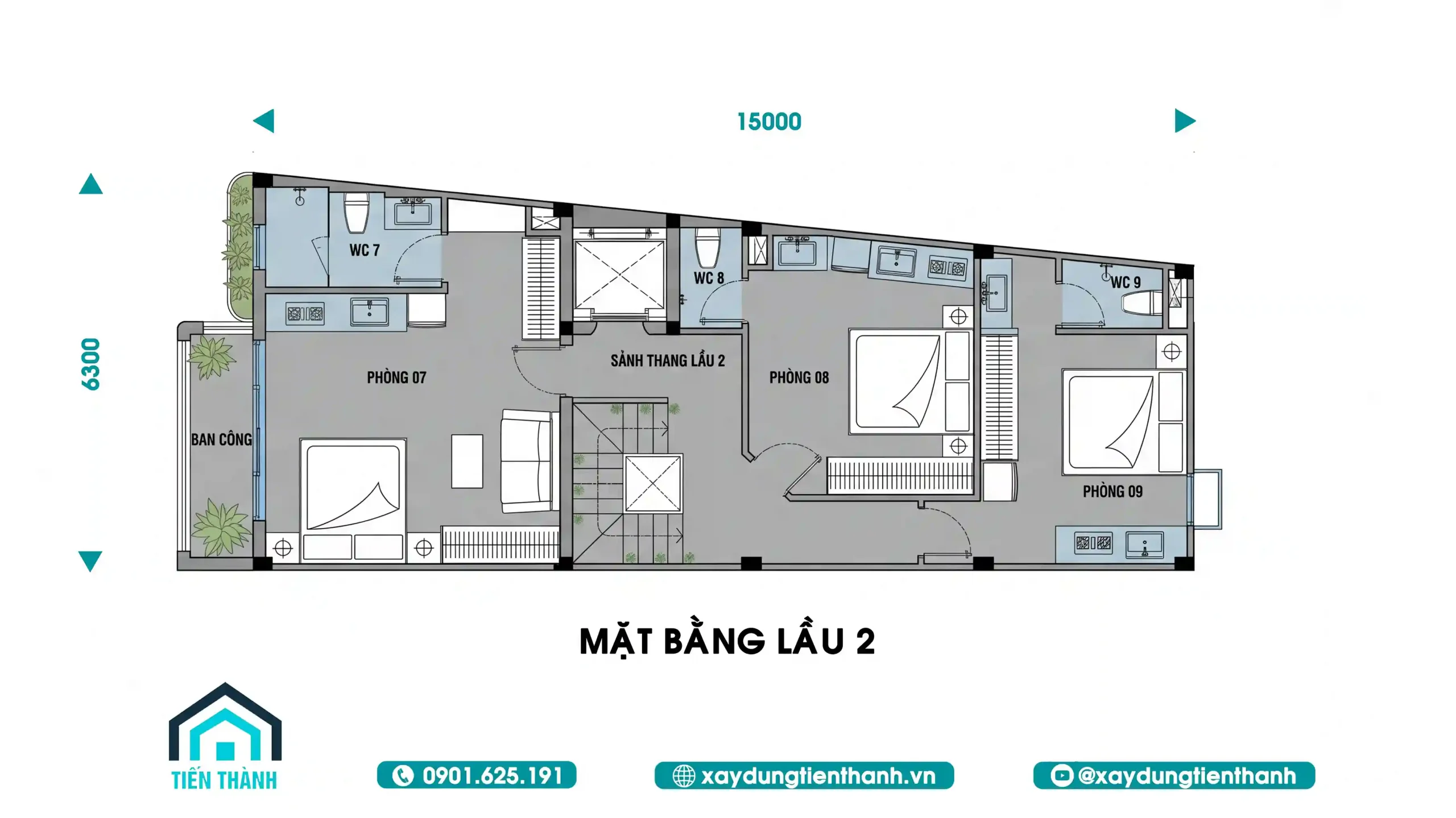 Mẫu Nhà 4 Tầng Hiện Đại: Giải Pháp Kiến Trúc Mặt tiền 6m3 mau nha 4 tang hien dai 13 scaled - Mẫu Nhà 4 Tầng Hiện Đại: Giải Pháp Kiến Trúc Mặt tiền 6m3