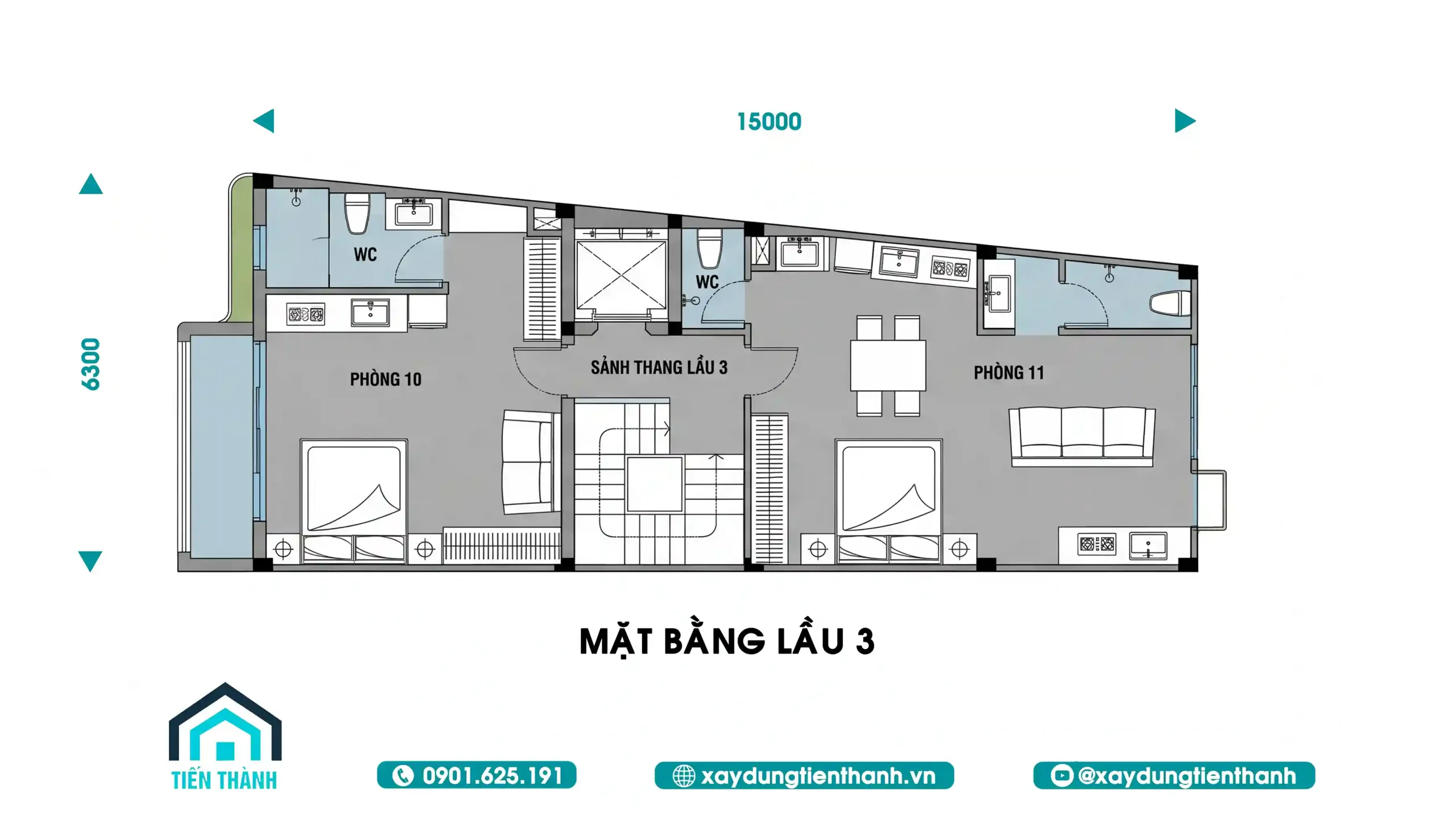 Mẫu Nhà 4 Tầng Hiện Đại: Giải Pháp Kiến Trúc Mặt tiền 6m3 mau nha 4 tang hien dai 14 scaled - Mẫu Nhà 4 Tầng Hiện Đại: Giải Pháp Kiến Trúc Mặt tiền 6m3