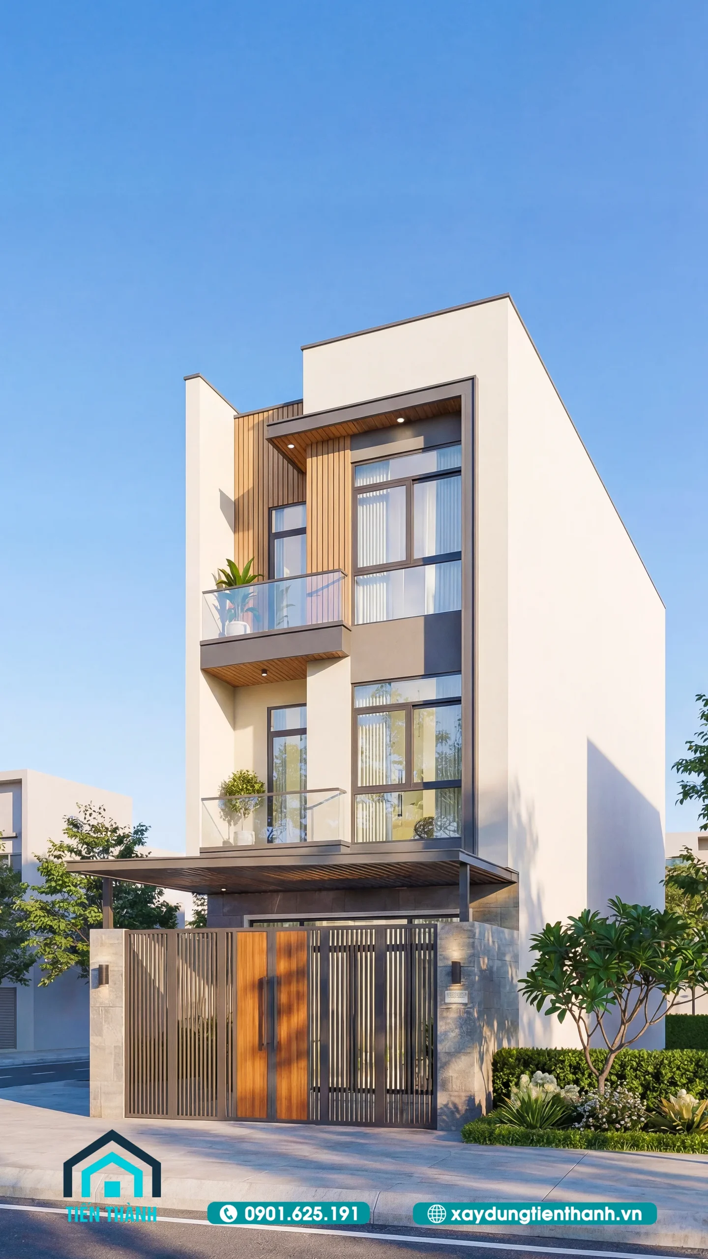 Mẫu Nhà 5x18m 3 Tầng Đẹp Hiện Đại Thiết Kế Tối Ưu Công Năng mau nha 5x18m 3 tang 7 scaled - Mẫu Nhà 5x18m 3 Tầng Đẹp Hiện Đại Thiết Kế Tối Ưu Công Năng