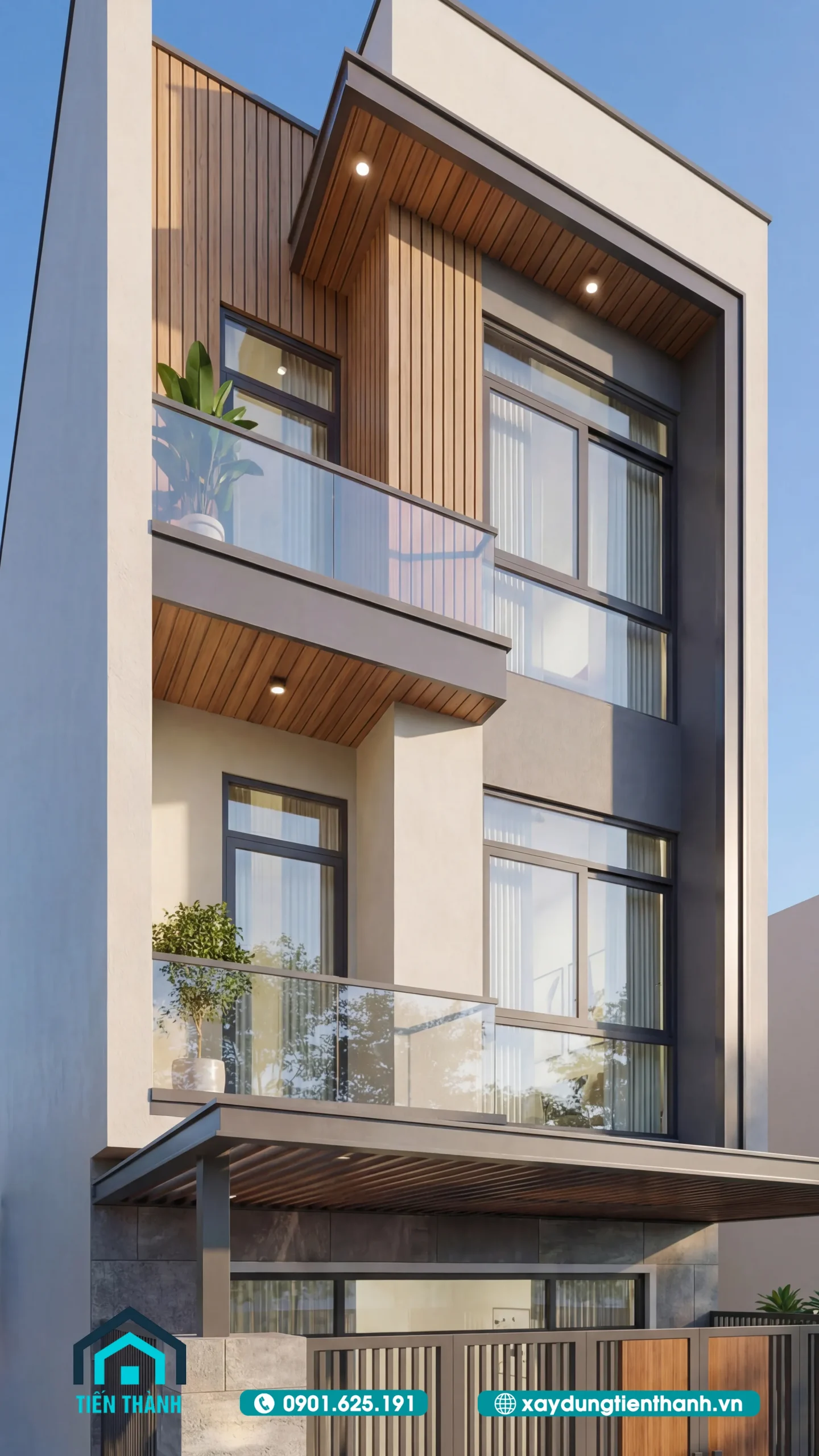 Mẫu Nhà 5x18m 3 Tầng Đẹp Hiện Đại Thiết Kế Tối Ưu Công Năng mau nha 5x18m 3 tang 8 scaled - Mẫu Nhà 5x18m 3 Tầng Đẹp Hiện Đại Thiết Kế Tối Ưu Công Năng