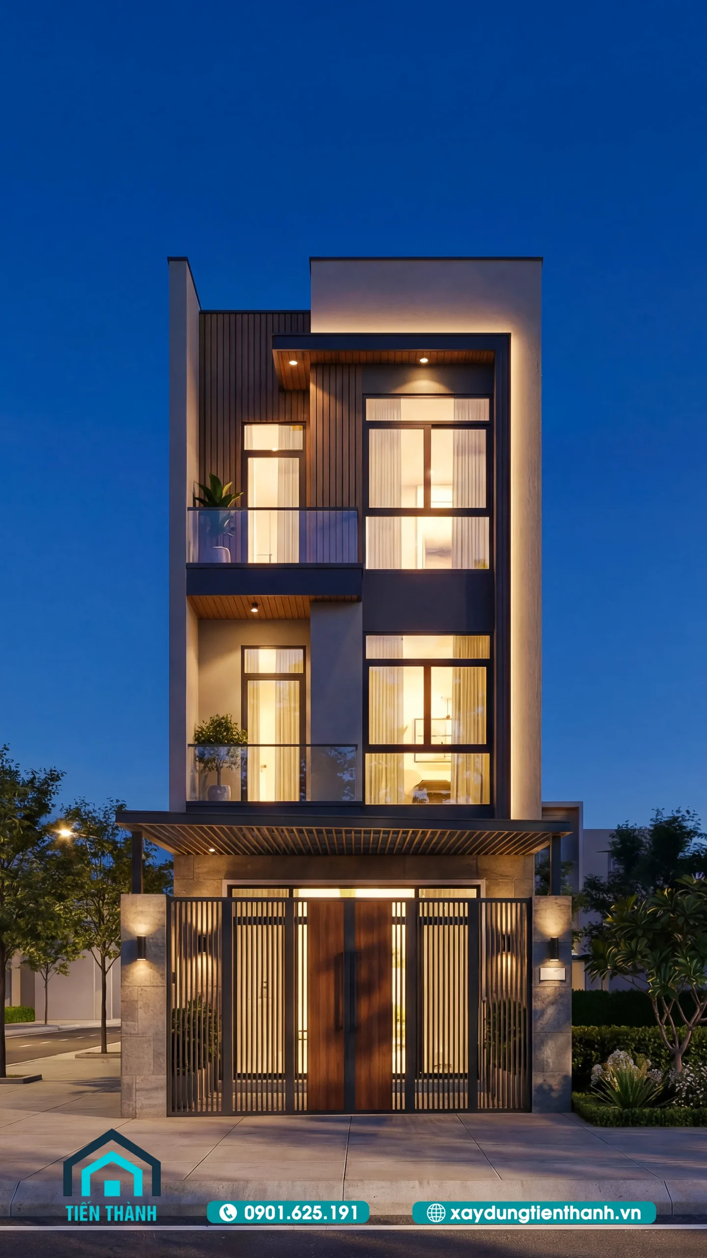 Mẫu Nhà 5x18m 3 Tầng Đẹp Hiện Đại Thiết Kế Tối Ưu Công Năng mau nha 5x18m 3 tang 9 scaled - Mẫu Nhà 5x18m 3 Tầng Đẹp Hiện Đại Thiết Kế Tối Ưu Công Năng