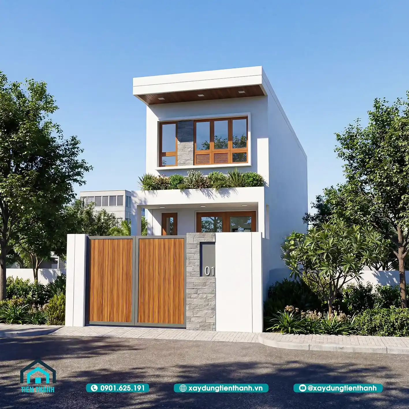 Mẫu Nhà Cấp 4 Gác Lửng Ngang 4,5m: Cho Không Gian Nhỏ mau nha cap 4 gac lung ngang 45m 5 - Mẫu Nhà Cấp 4 Gác Lửng Ngang 4,5m: Cho Không Gian Nhỏ