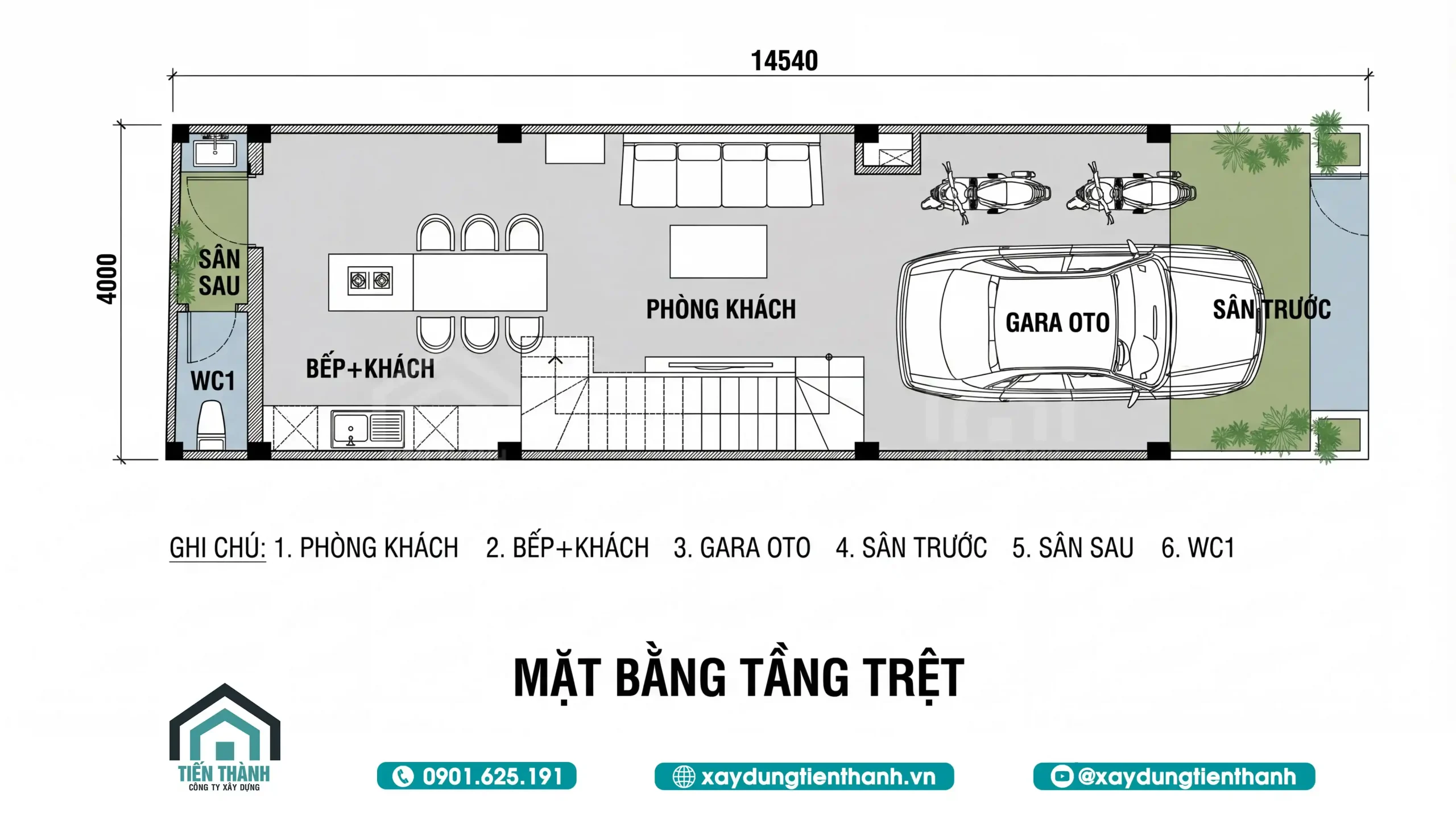 Mẫu Nhà phố 3 Tầng Hiện Đại 4x15m: Giải Pháp Kiến Trúc Tối Ưu mau nha pho 3 tang 1 scaled - Mẫu Nhà phố 3 Tầng Hiện Đại 4x15m: Giải Pháp Kiến Trúc Tối Ưu