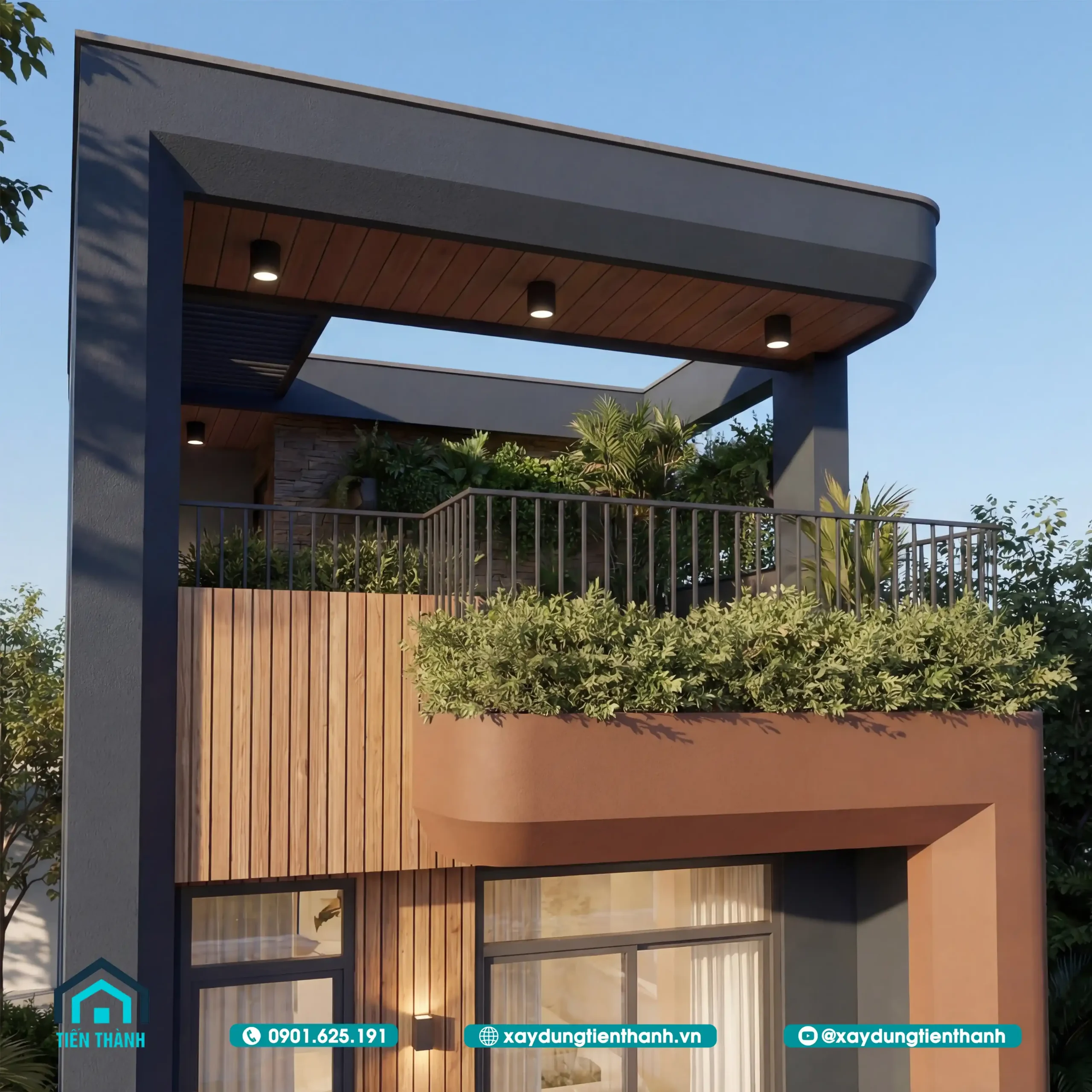 Mẫu Nhà phố 3 Tầng Hiện Đại 4x15m: Giải Pháp Kiến Trúc Tối Ưu mau nha pho 3 tang 8 scaled - Mẫu Nhà phố 3 Tầng Hiện Đại 4x15m: Giải Pháp Kiến Trúc Tối Ưu