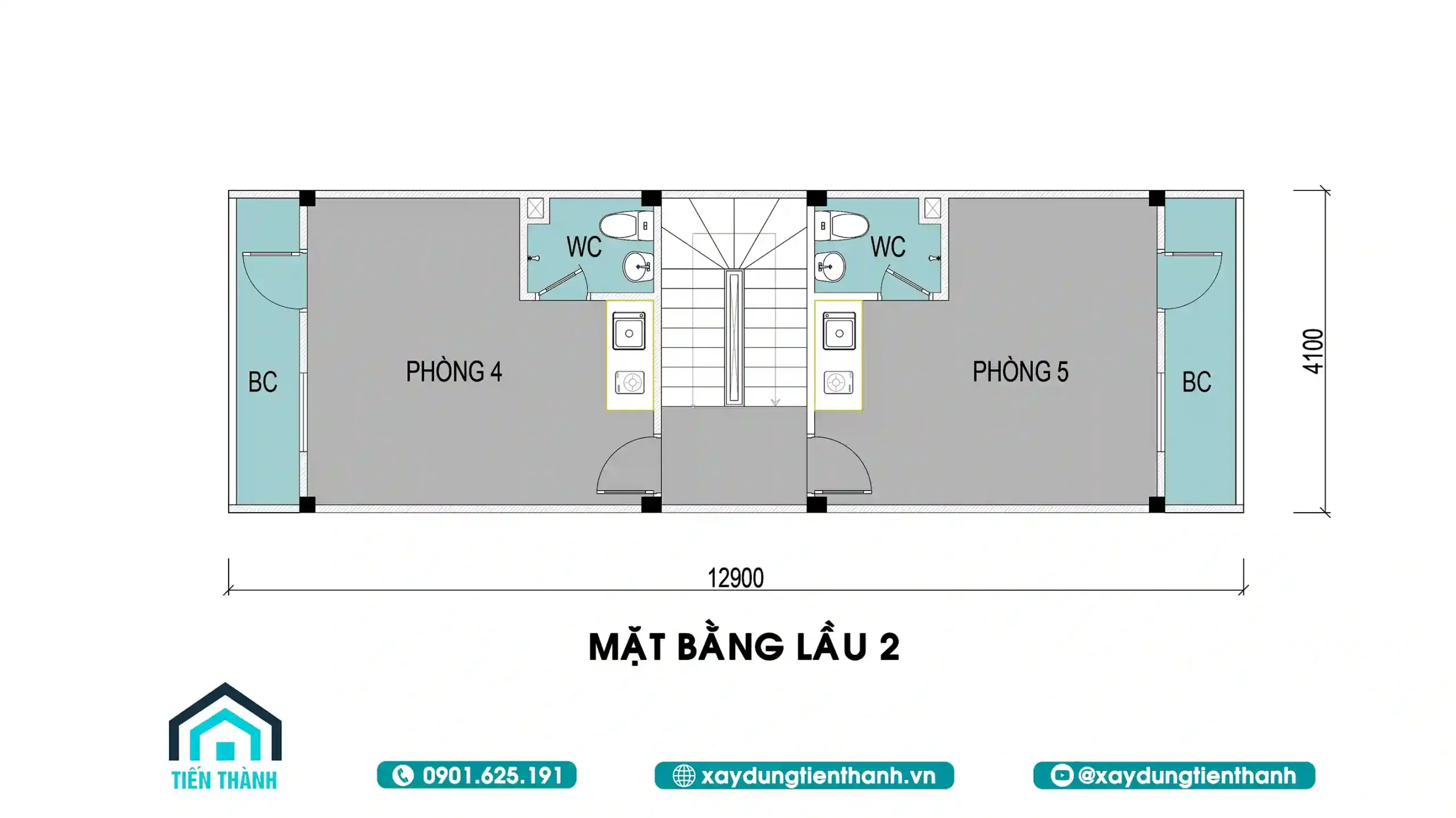 Mẫu Nhà Trọ 3 Tầng 4x12m: Giải Pháp Đầu Tư Sinh Lời Bền Vững mau nha tro 3 tang 4x12m 3 scaled - Mẫu Nhà Trọ 3 Tầng 4x12m: Giải Pháp Đầu Tư Sinh Lời Bền Vững
