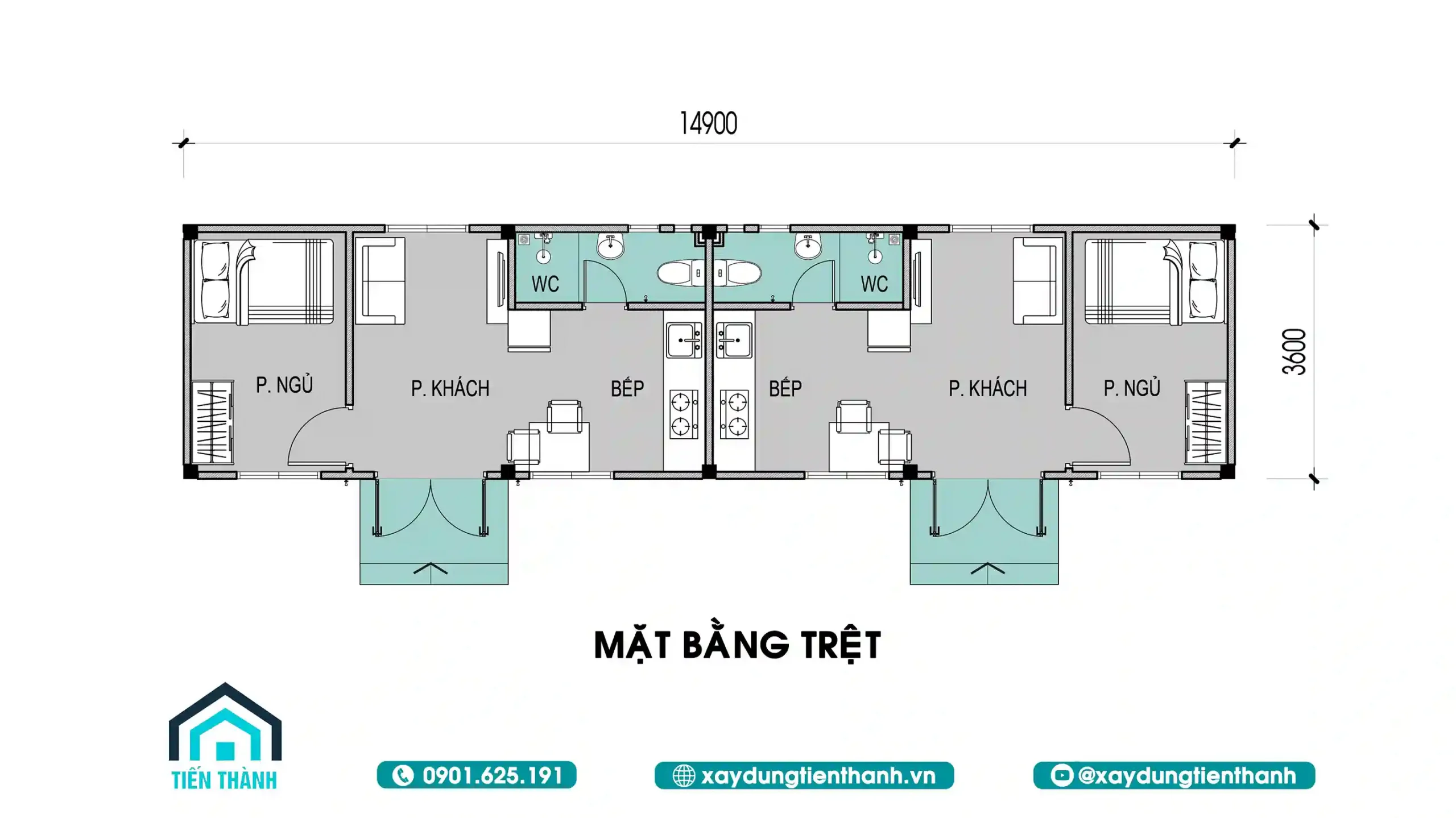 Mẫu Nhà Trọ Cấp 4 Gia Đình: Sống Tiện Nghi Và Tiết Kiệm mau nha tro cap 4 gia dinh 1 scaled - Mẫu Nhà Trọ Cấp 4 Gia Đình: Sống Tiện Nghi Và Tiết Kiệm