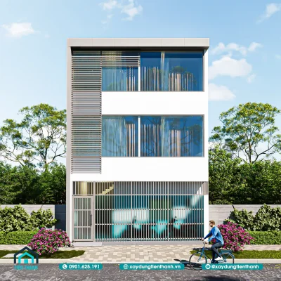 mau thiet ke nha tro 3 tang 6 400x400 - Mẫu Thiết Kế Nhà Trọ 3 Tầng Hiện Đại: Tối Ưu Lợi Nhuận Đầu Tư