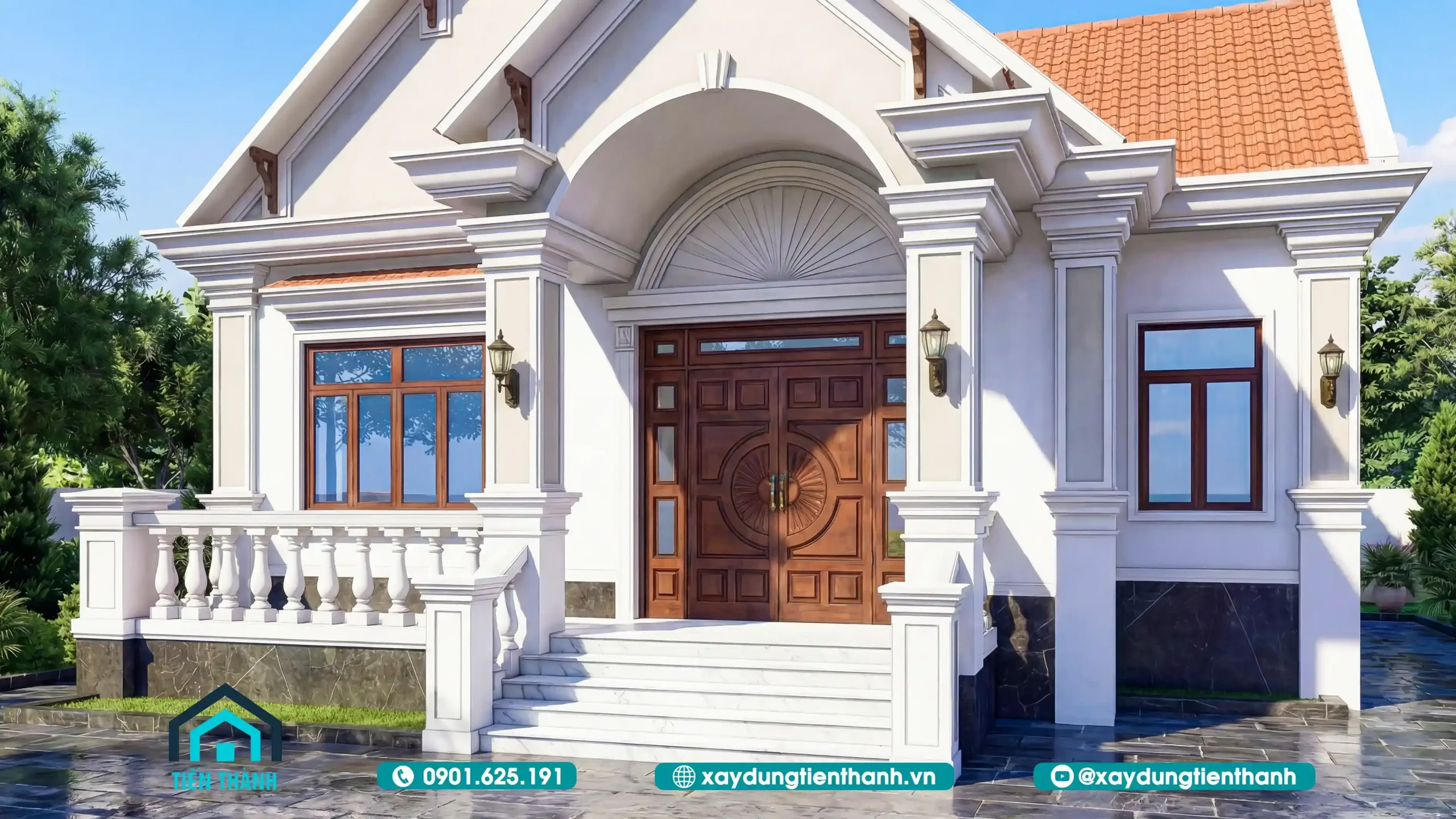 Mẫu Nhà Cấp 4 4 Phòng Ngủ 1 Phòng Thờ Đẹp, Hiện Đại Và Tối Ưu nha cap 4 4 phong ngu 1 phong tho 8 scaled - Mẫu Nhà Cấp 4 4 Phòng Ngủ 1 Phòng Thờ Đẹp, Hiện Đại Và Tối Ưu