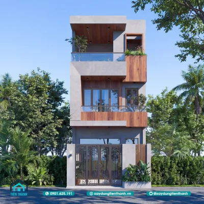 5x20 mau nha ong dep 3 tang 5m 5 400x400 - Nhà 5x20m Mẫu Nhà Ống Đẹp 3 Tầng 5m: Tuyệt Tác Kiến Trúc