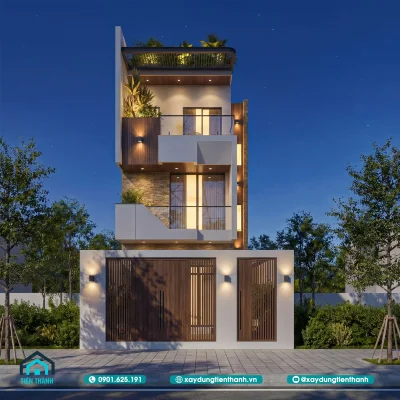 ban ve nha ong 3 tang dep hien dai 8 400x400 - Bản Vẽ Nhà Ống 3 Tầng Đẹp Hiện Đại:Kiến Trúc Tối Ưu