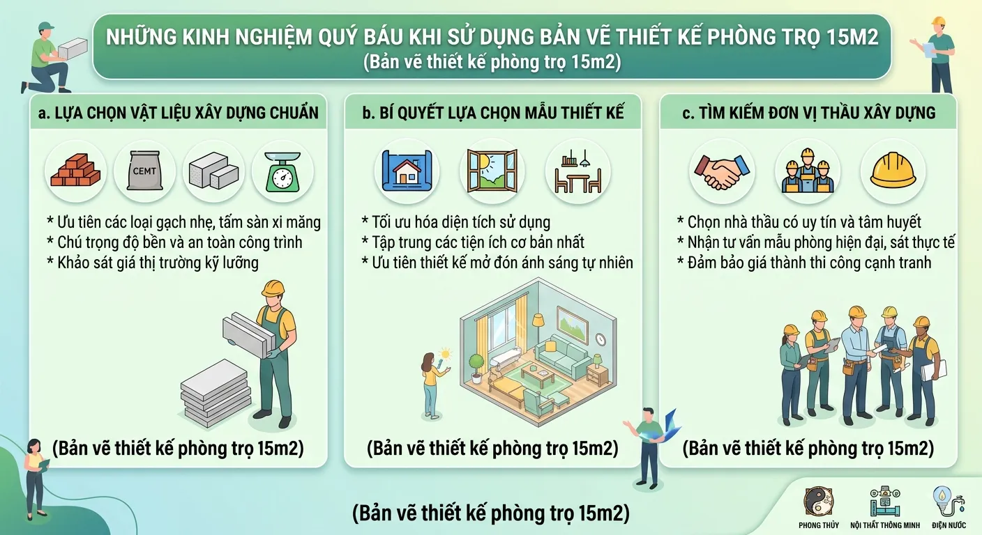 ban ve thiet ke phong tro 15m2 11 - Bản vẽ thiết kế ph&ograve;ng trọ 15m2 chuẩn [QU&Aacute; RẺ ĐẸP]
