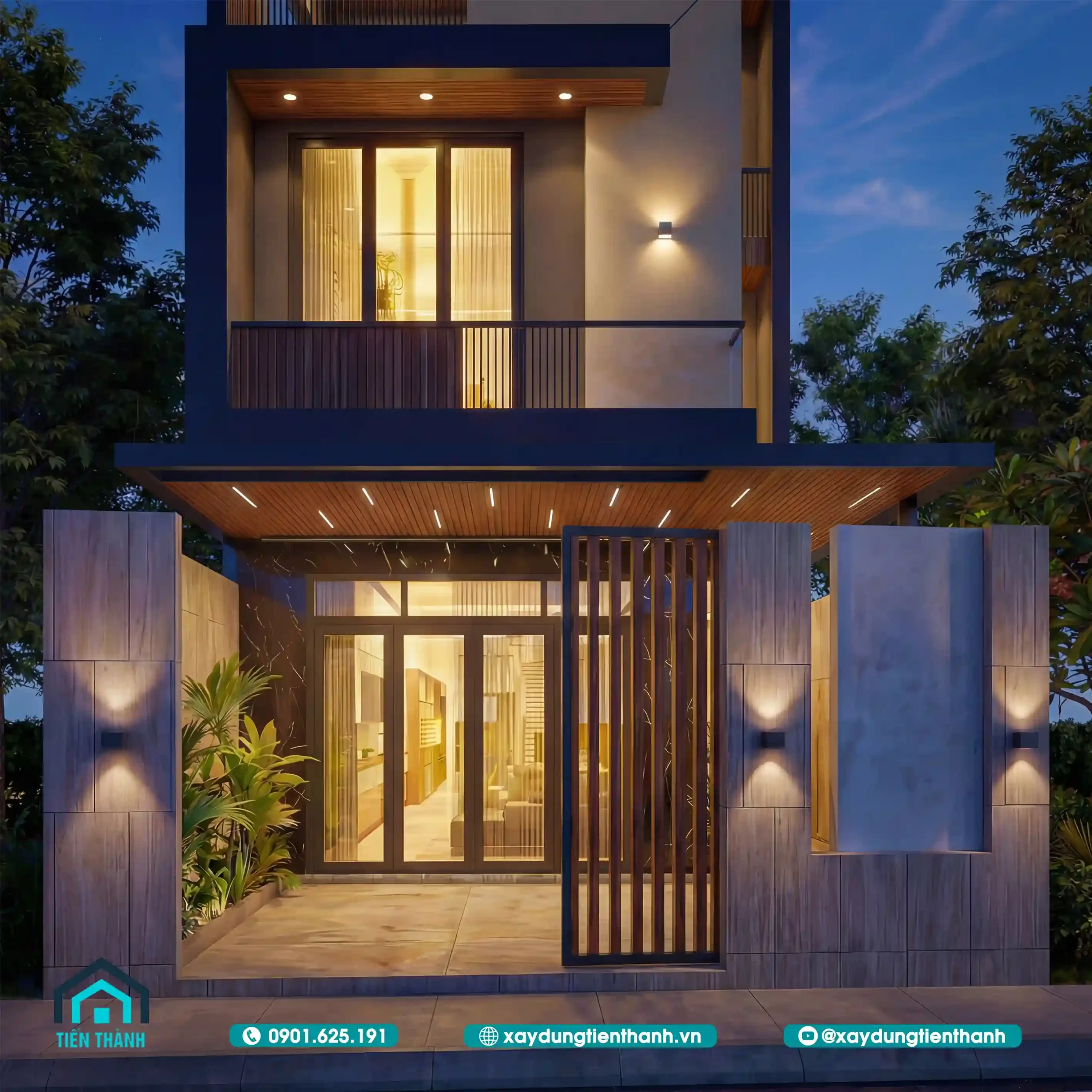 Khám Phá Mẫu Mặt Tiền Nhà 3 Tầng Đẹp Hiện Đại Đẳng Cấp mat tien nha 3 tang dep 10 scaled - Khám Phá Mẫu Mặt Tiền Nhà 3 Tầng Đẹp Hiện Đại Đẳng Cấp