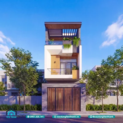 mat tien nha ong 4m hot 4 400x400 - Mặt Tiền Nhà Ống 4m Hot Sang Trọng Hiện Đại Đẹp