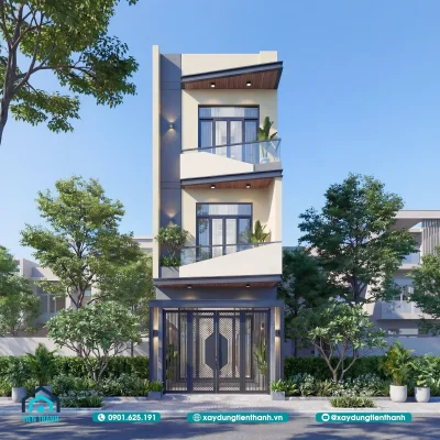 mat tien nha pho 3 tang dep 5 400x400 - Mặt Tiền Nhà Phố 3 Tầng Đẹp:Kiến Trúc Hiện Đại Và Đẳng Cấp