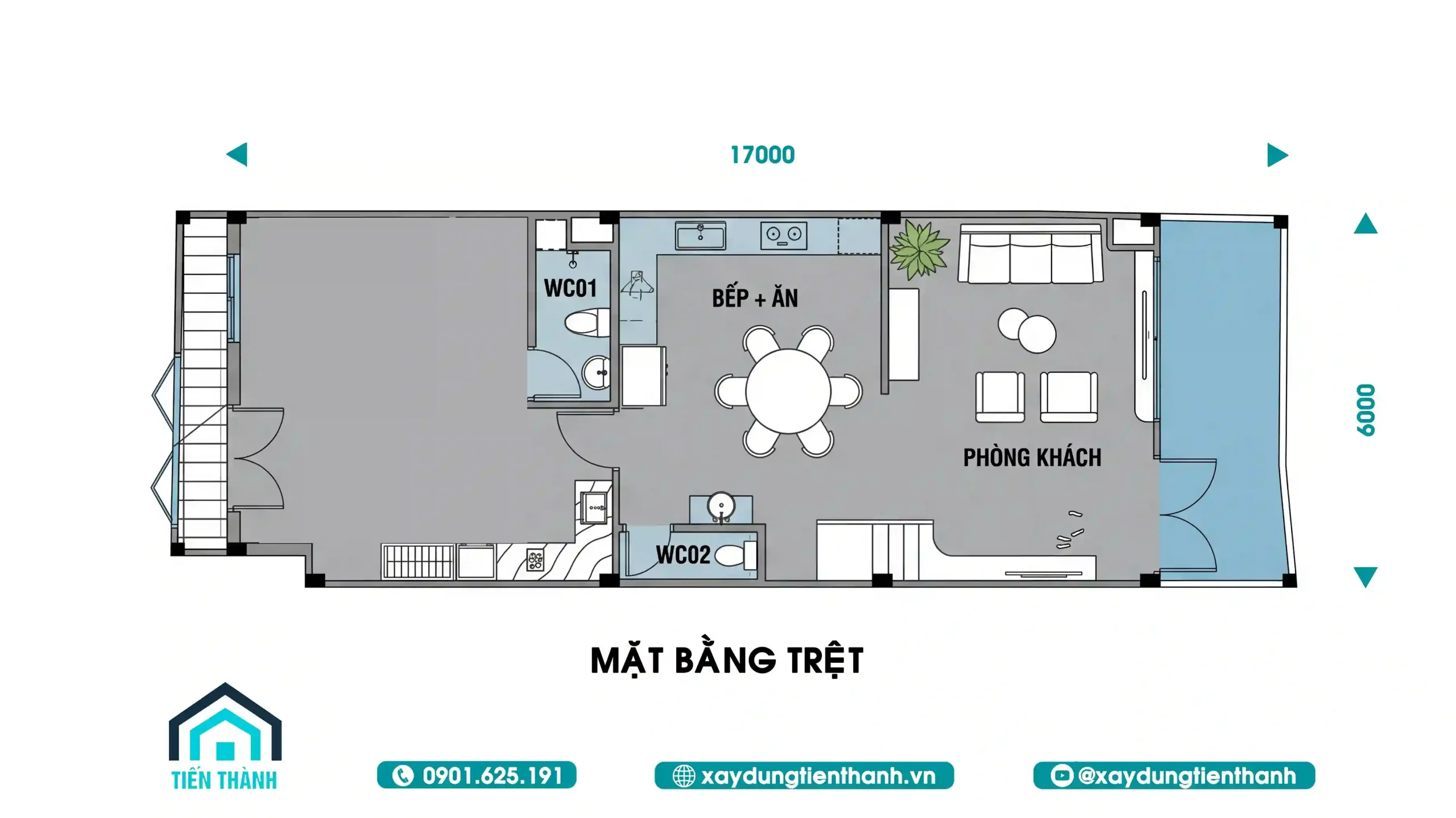 Khám Phá Mẫu Mặt Tiền Nhà Phố 6m 3 Tầng Hiện Đại mat tien nha pho 6m 3 tang 1 scaled - Khám Phá Mẫu Mặt Tiền Nhà Phố 6m 3 Tầng Hiện Đại