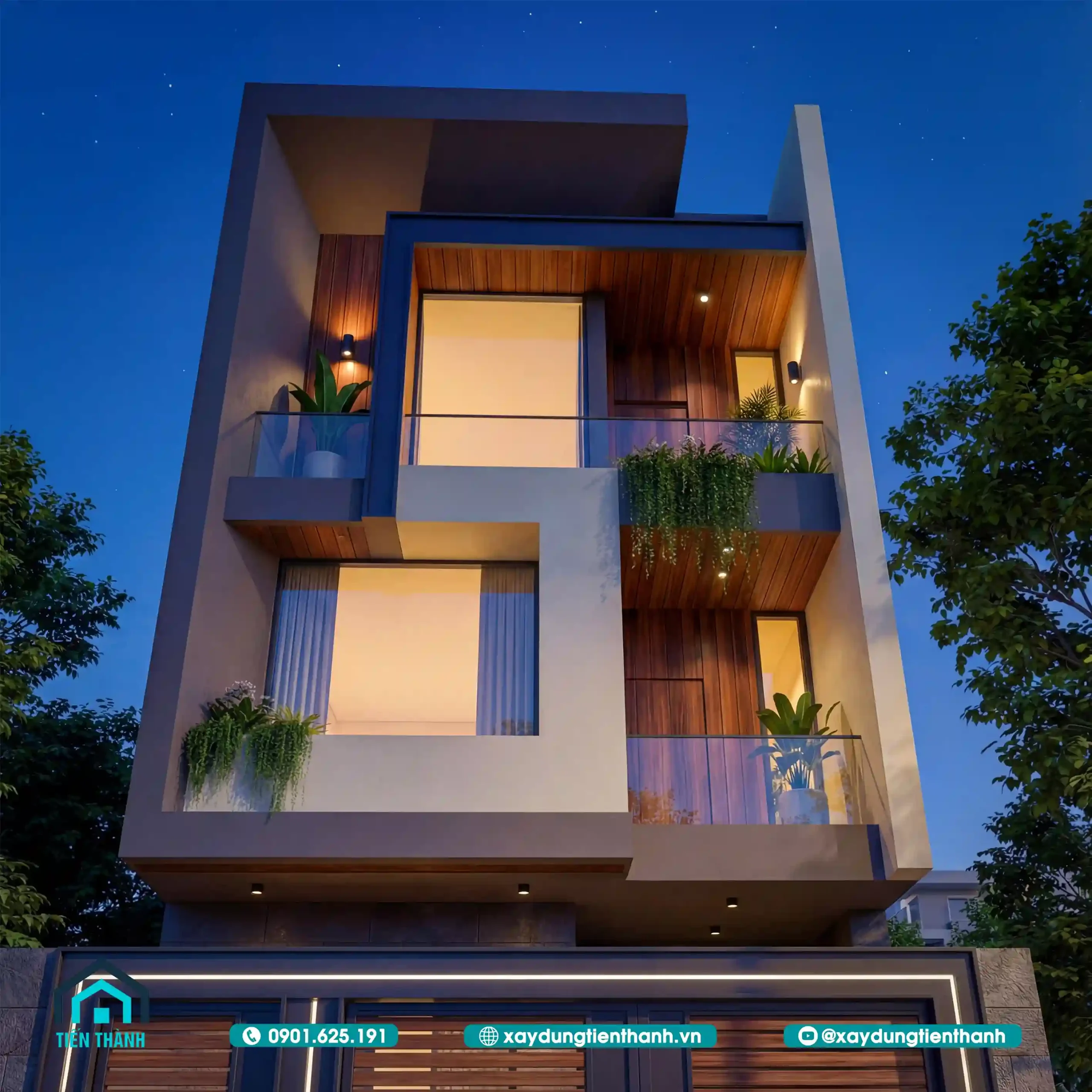 Khám Phá Mẫu Mặt Tiền Nhà Phố 6m 3 Tầng Hiện Đại mat tien nha pho 6m 3 tang 11 scaled - Khám Phá Mẫu Mặt Tiền Nhà Phố 6m 3 Tầng Hiện Đại