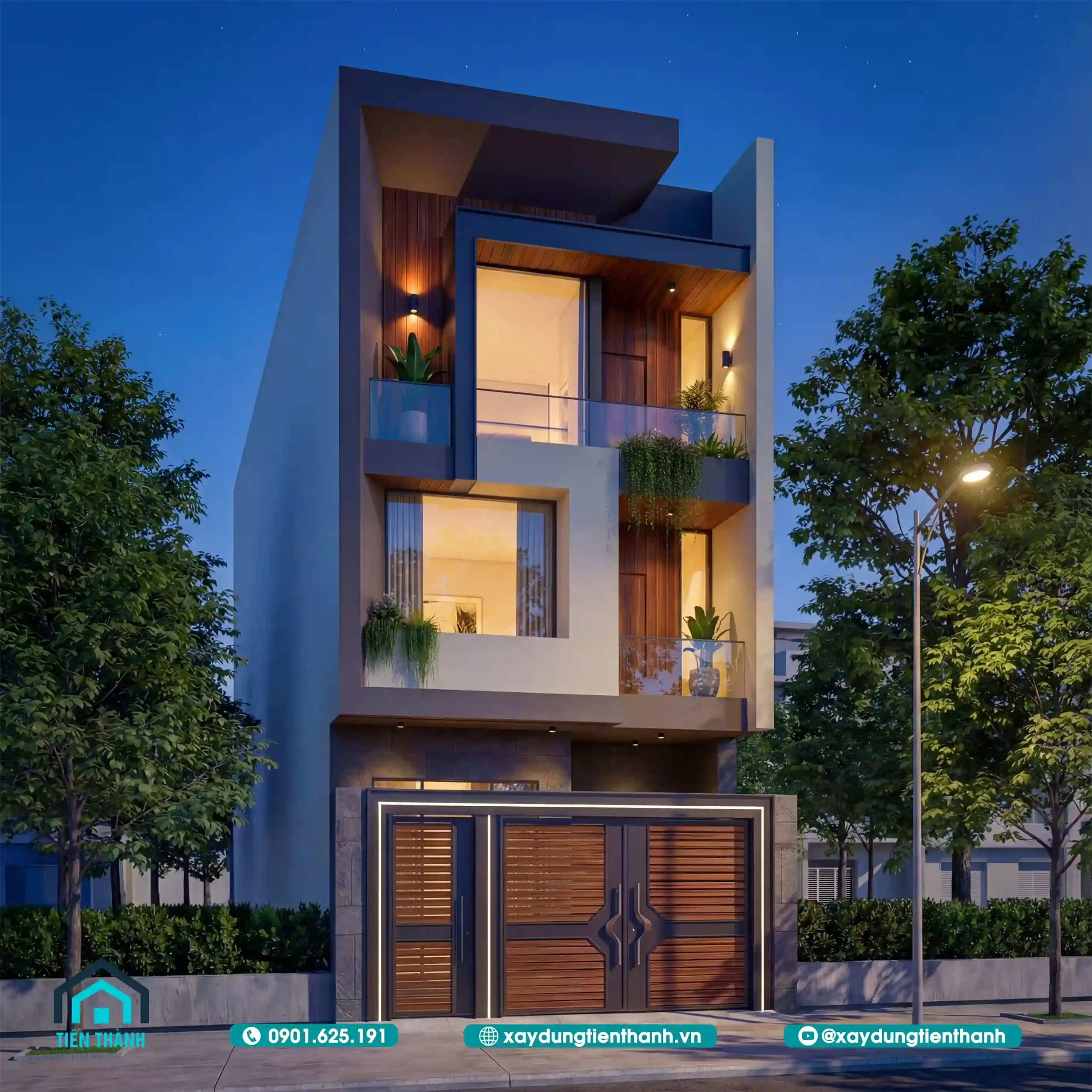 Khám Phá Mẫu Mặt Tiền Nhà Phố 6m 3 Tầng Hiện Đại mat tien nha pho 6m 3 tang 13 scaled - Khám Phá Mẫu Mặt Tiền Nhà Phố 6m 3 Tầng Hiện Đại