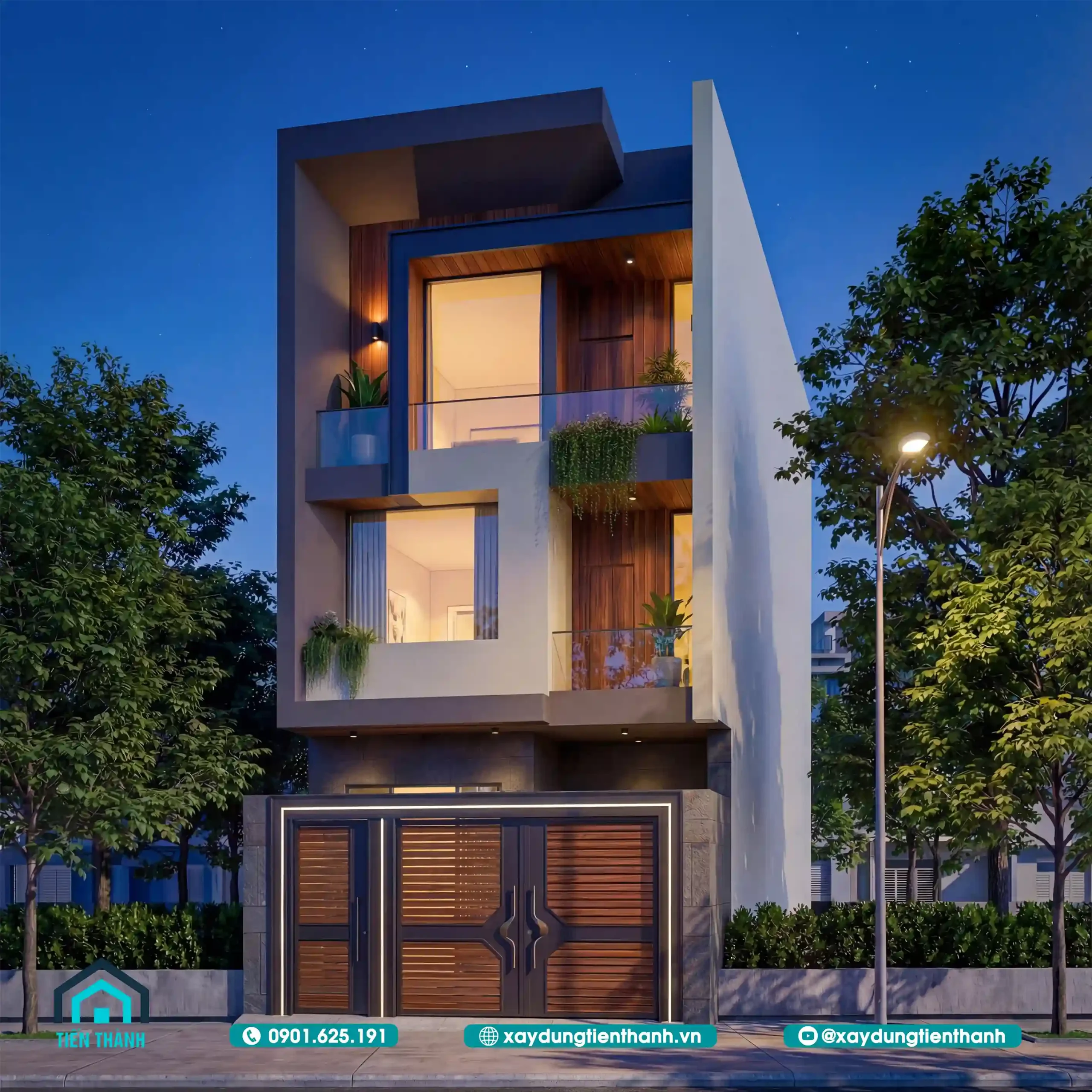 Khám Phá Mẫu Mặt Tiền Nhà Phố 6m 3 Tầng Hiện Đại mat tien nha pho 6m 3 tang 14 scaled - Khám Phá Mẫu Mặt Tiền Nhà Phố 6m 3 Tầng Hiện Đại